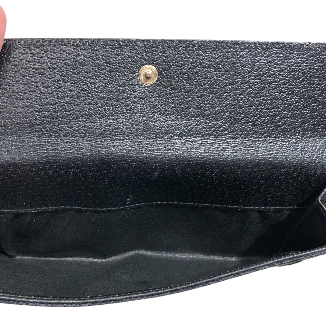 GUCCI/Bifold Wallet/Monogram/BLK/Studded Bifold Wallet view 5