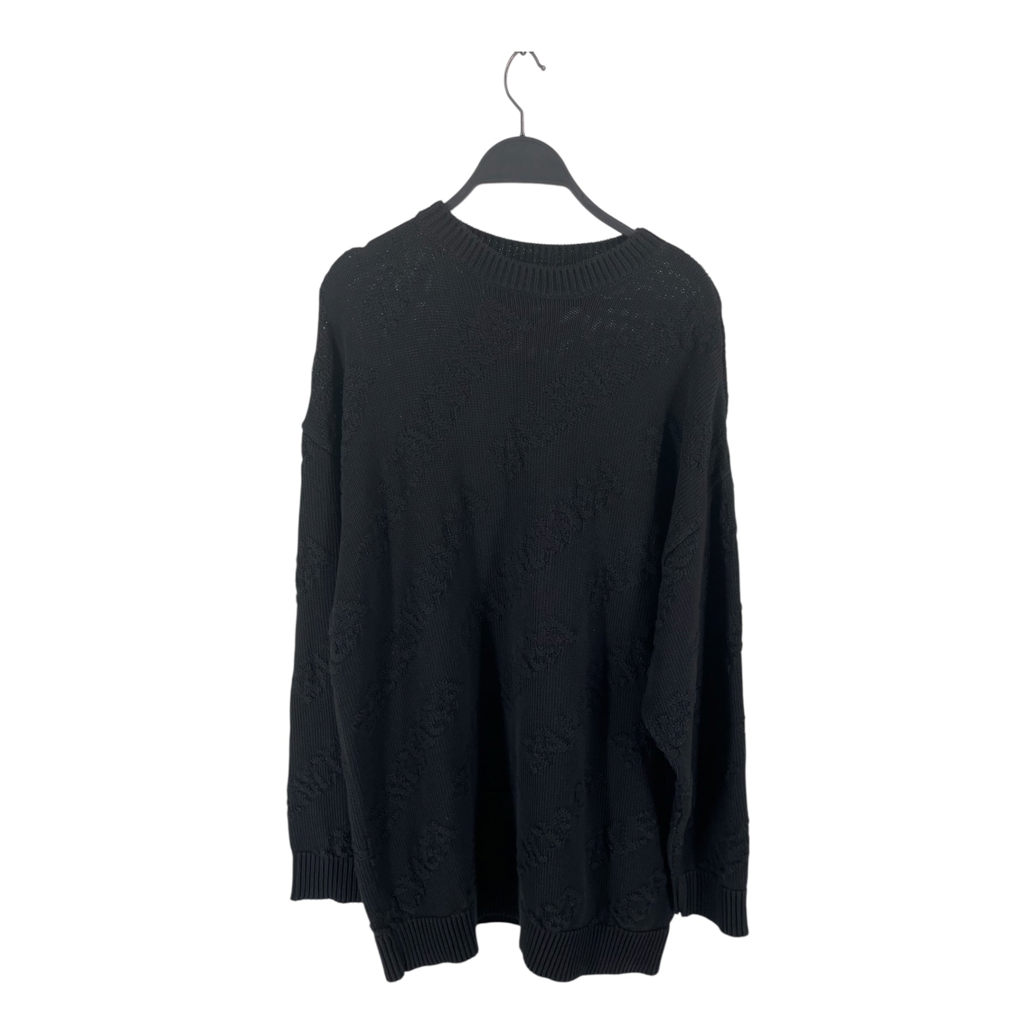 BALENCIAGA/Sweater/S/Monogram/Cotton/BLK/599886 view 1