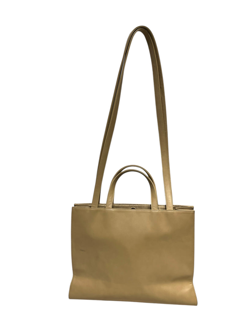 Telfar/Tote Bag/M/Faux Leather/KHK/Shopping bag