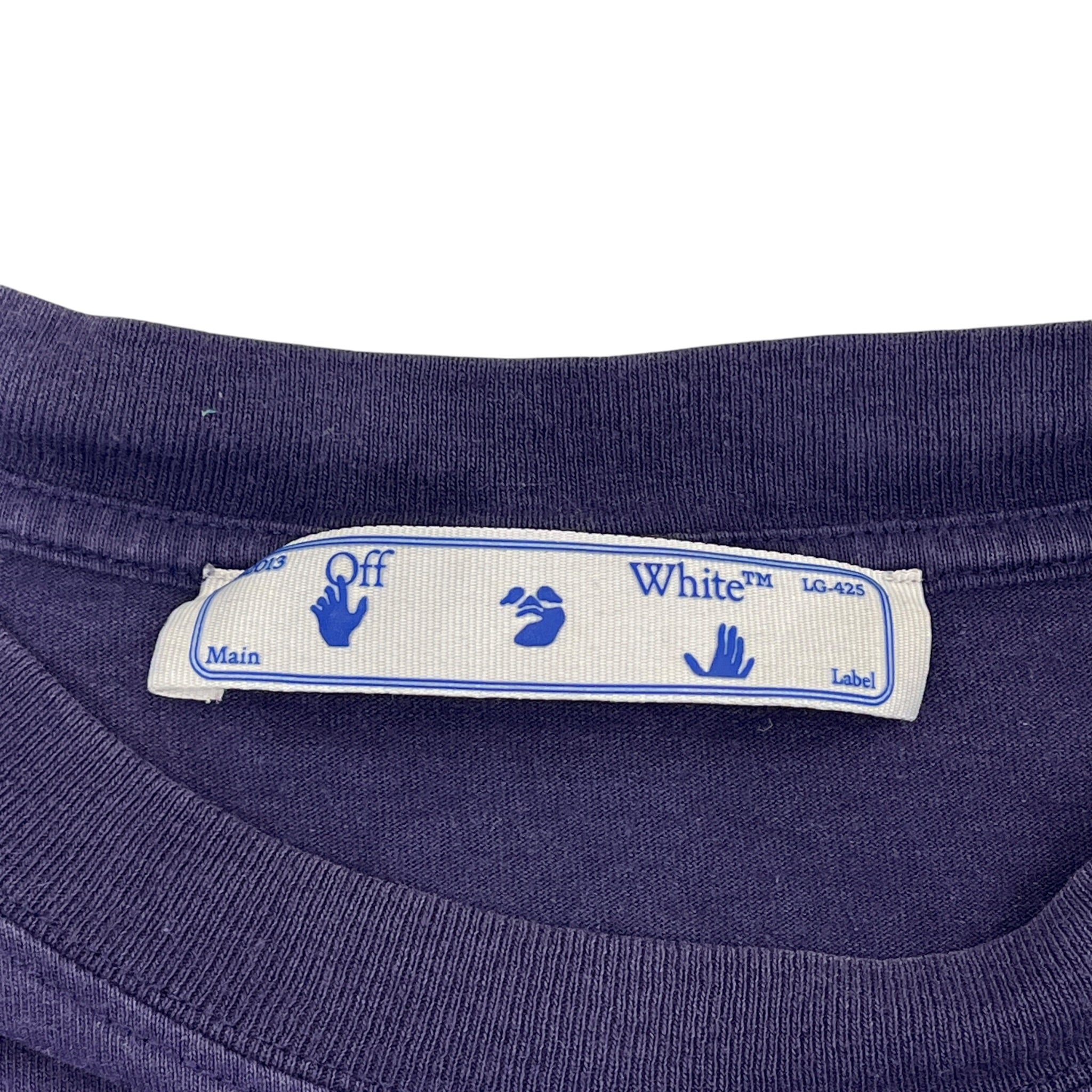 OFF-WHITE/T-Shirt/XS/Cotton/PPL/Graphic/HALF TONE MARKER TSHIRT view 3