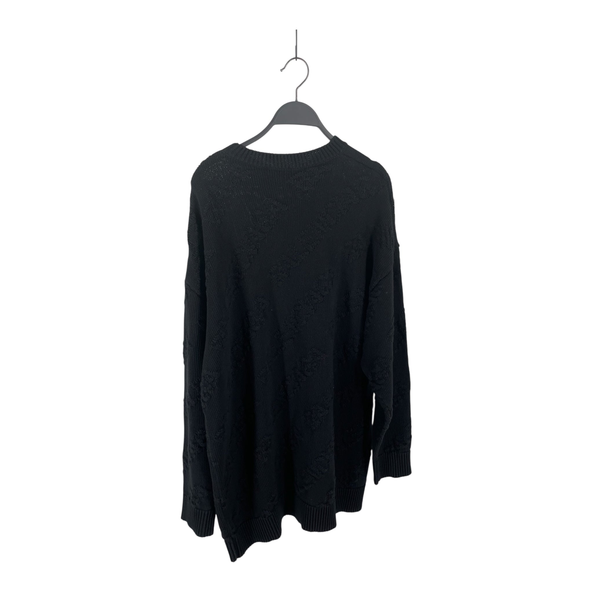 BALENCIAGA/Sweater/S/Monogram/Cotton/BLK/599886 view 2