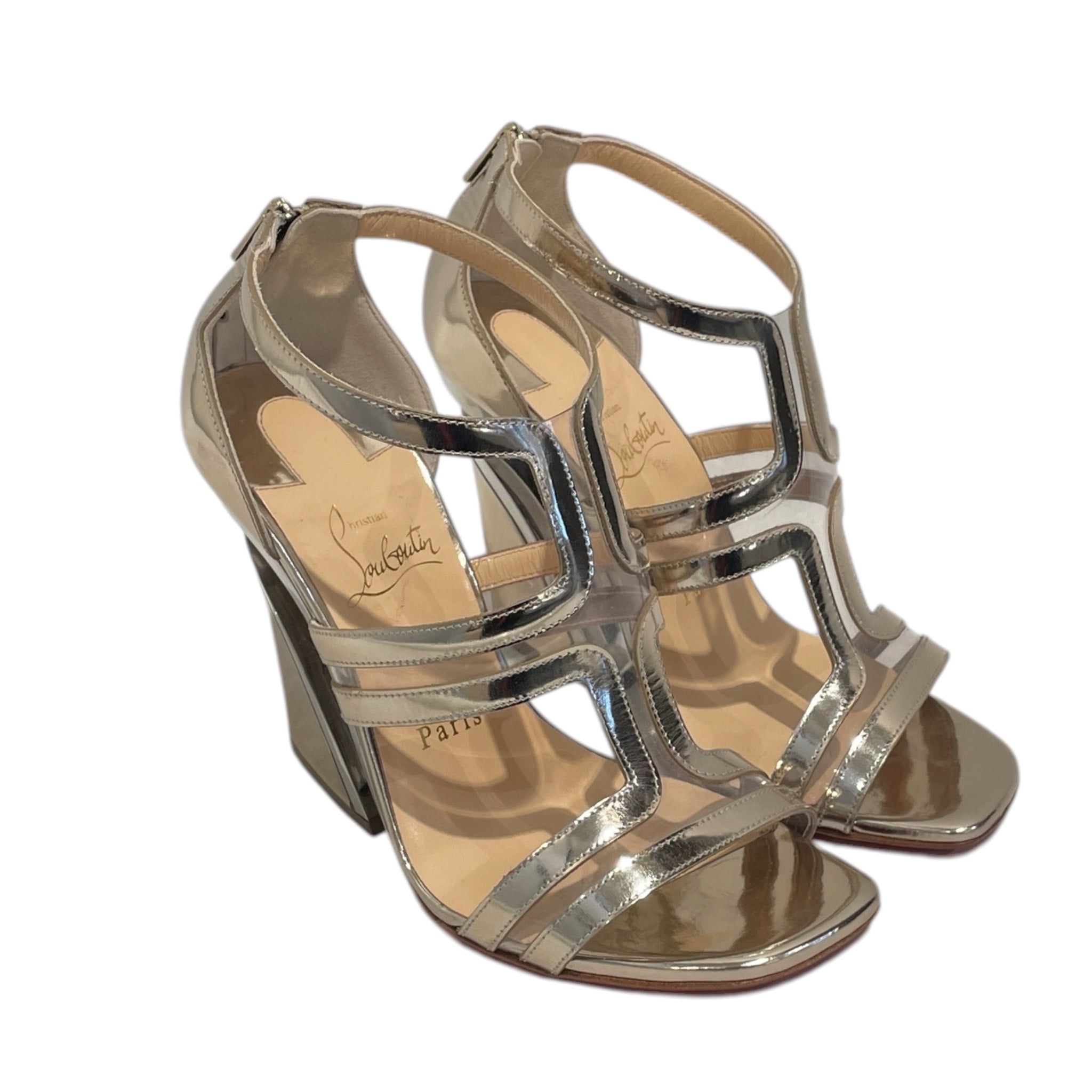 Christian Louboutin/Heels/EU 37.5/BEG/Levitartartuga 100 view 1