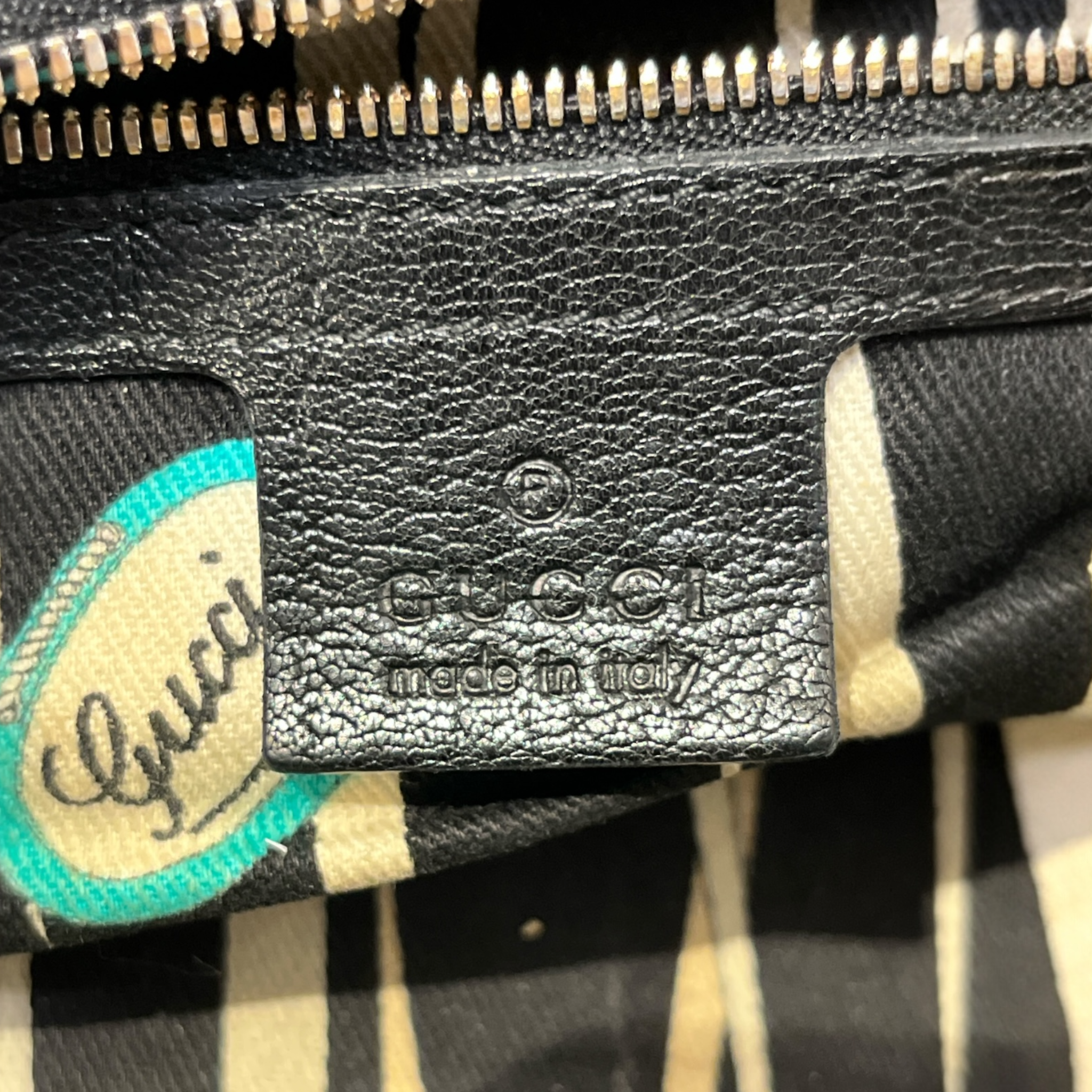 GUCCI/Hand Bag/Leather/BLK/HORSEBIT WAVE SHOULDER BAG view 5