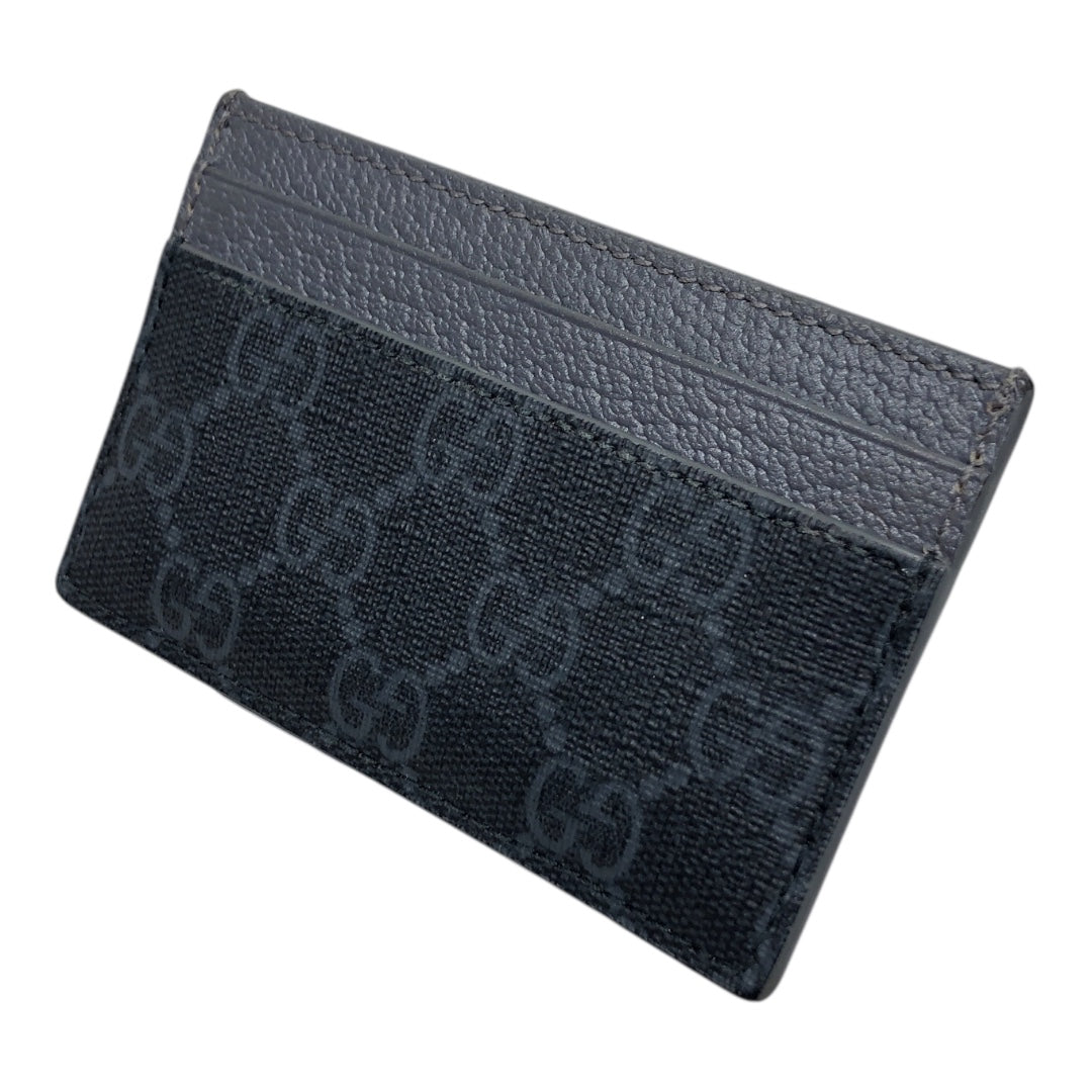 GUCCI/Wallet/All Over Print/Leather/GRY/ view 2