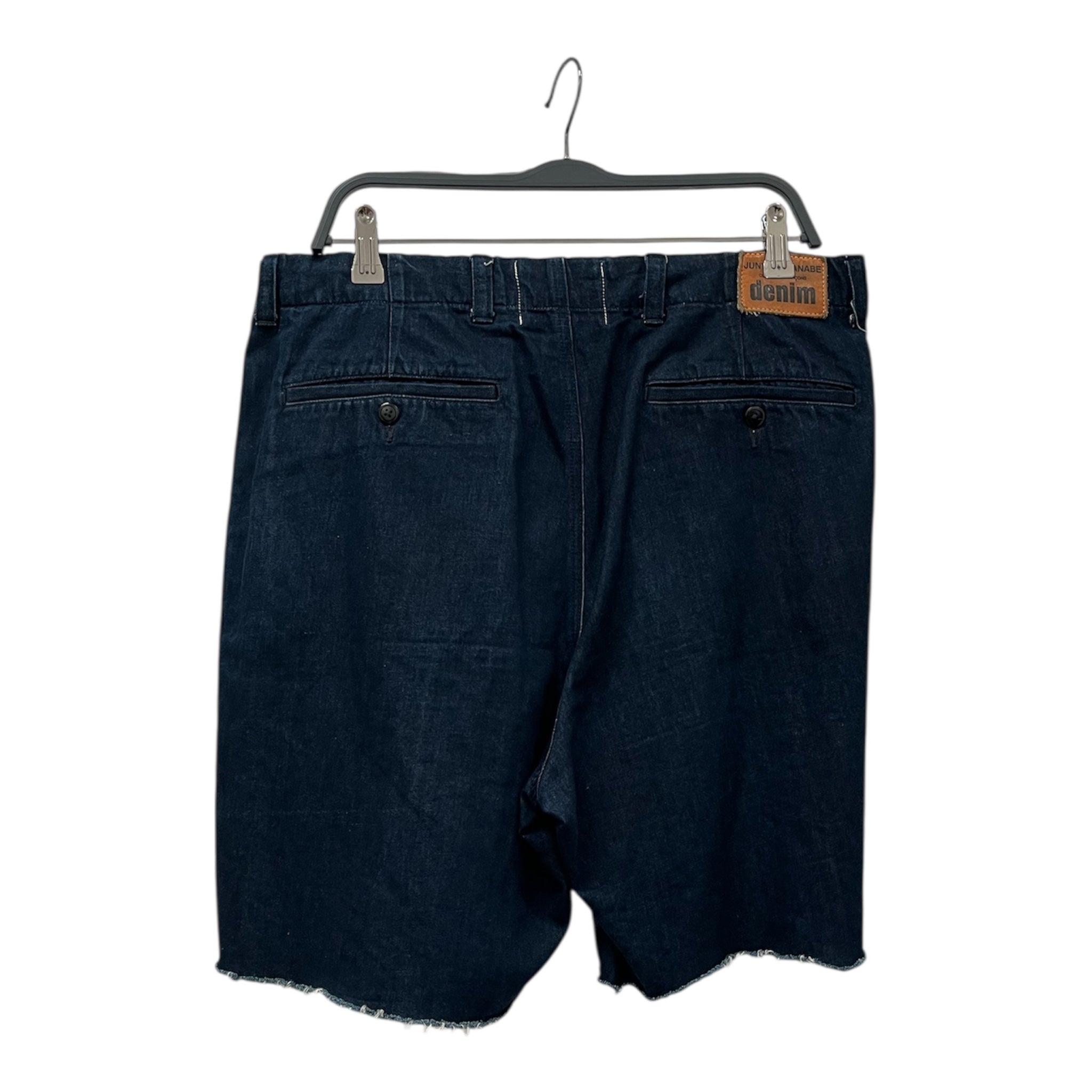 JUNYA WATANABE COMME des GARCONS/Shorts/L/Cotton/BLU/DISTRESSED CUT, BACK TAG view 2
