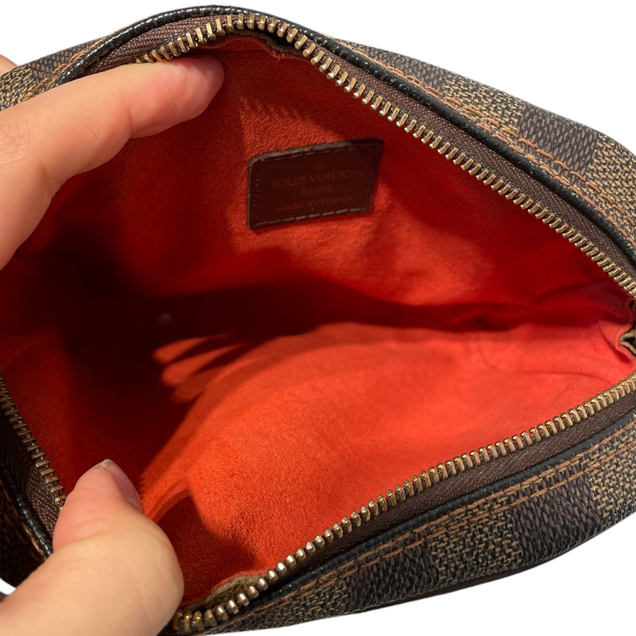 LOUIS VUITTON/Cross Body Bag/Monogram/Leather/BRW/Ipanema Pochette view 4