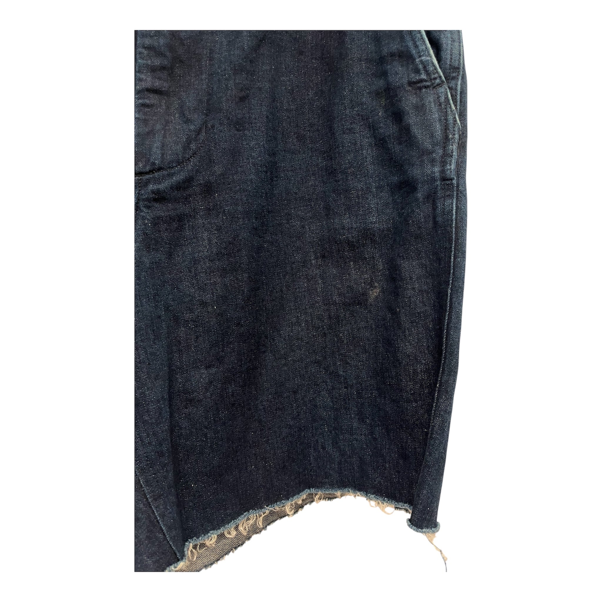 JUNYA WATANABE COMME des GARCONS/Shorts/L/Cotton/BLU/DISTRESSED CUT, BACK TAG view 4