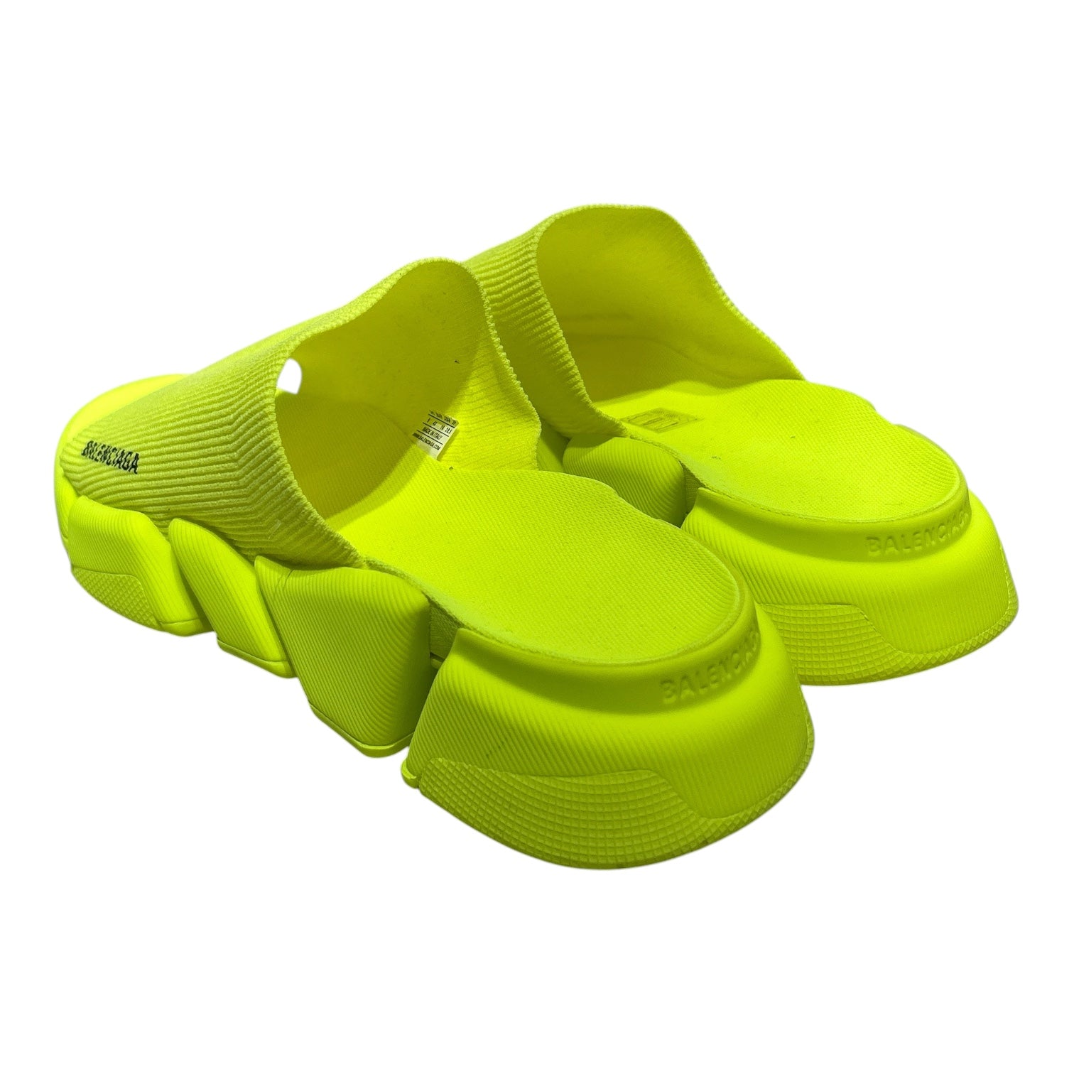BALENCIAGA/Sandals/US 10/Nylon/GRN/speed runner slide view 2