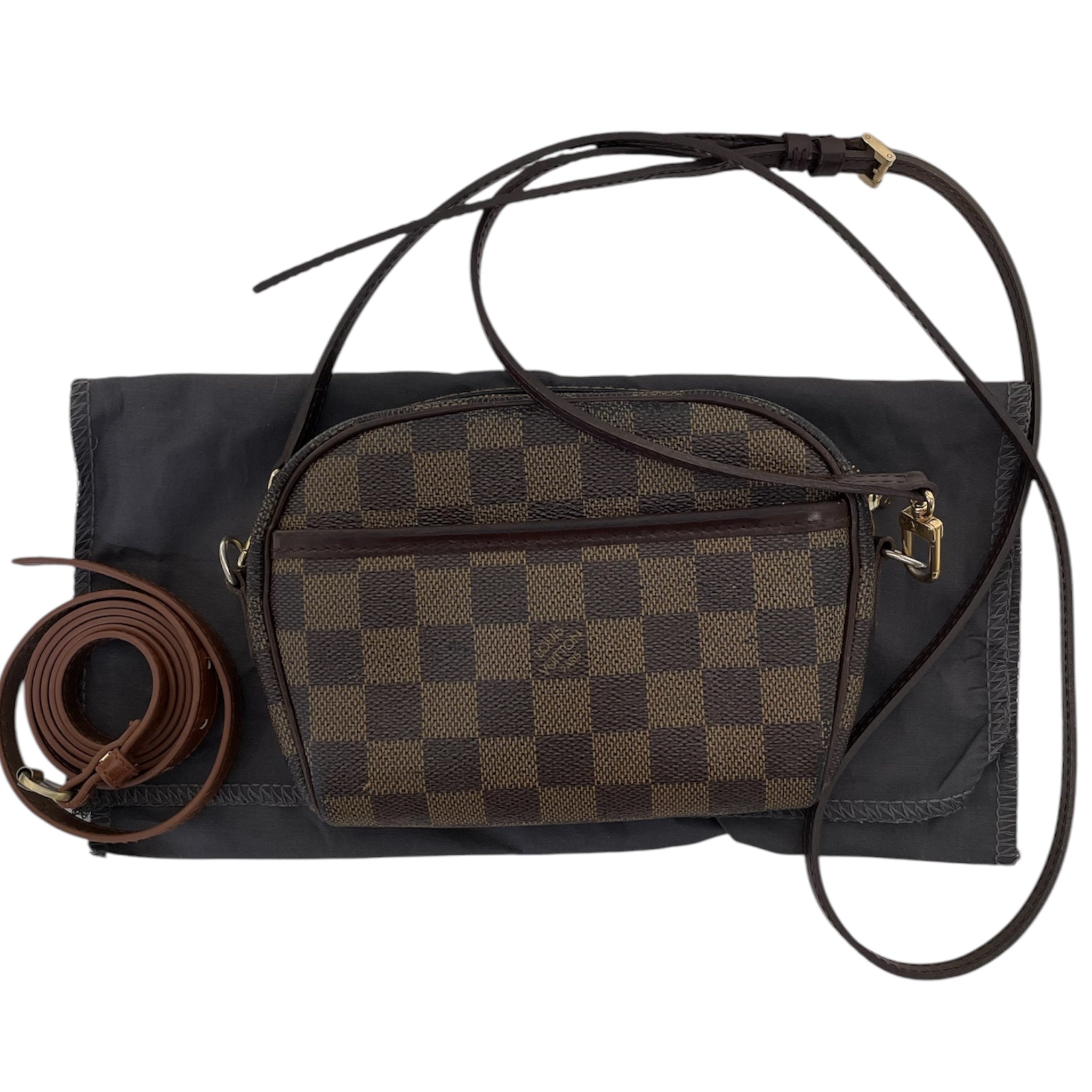 LOUIS VUITTON/Cross Body Bag/Monogram/Leather/BRW/Ipanema Pochette view 6