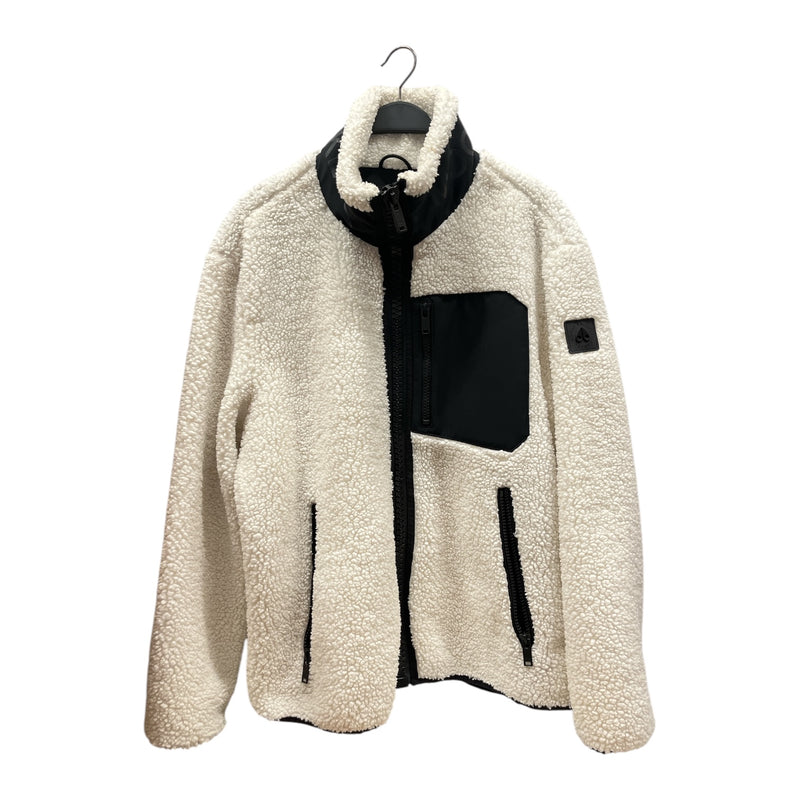 MOOSE KNUCKLES/Fleece Jkt/L/Cotton/WHT/Saglek Fleece Jkt