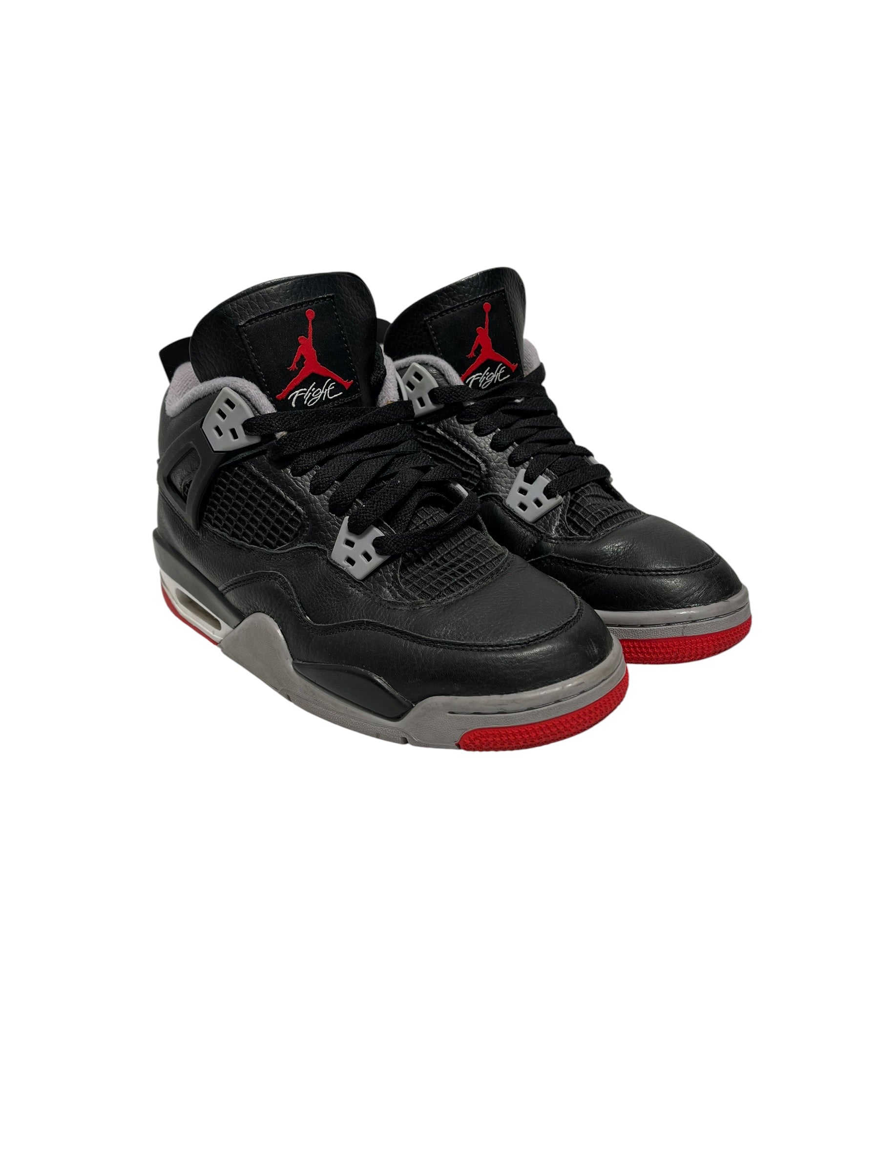 NIKE/Low-Sneakers/US 6/Cotton/BLK/BRED 4S view 1