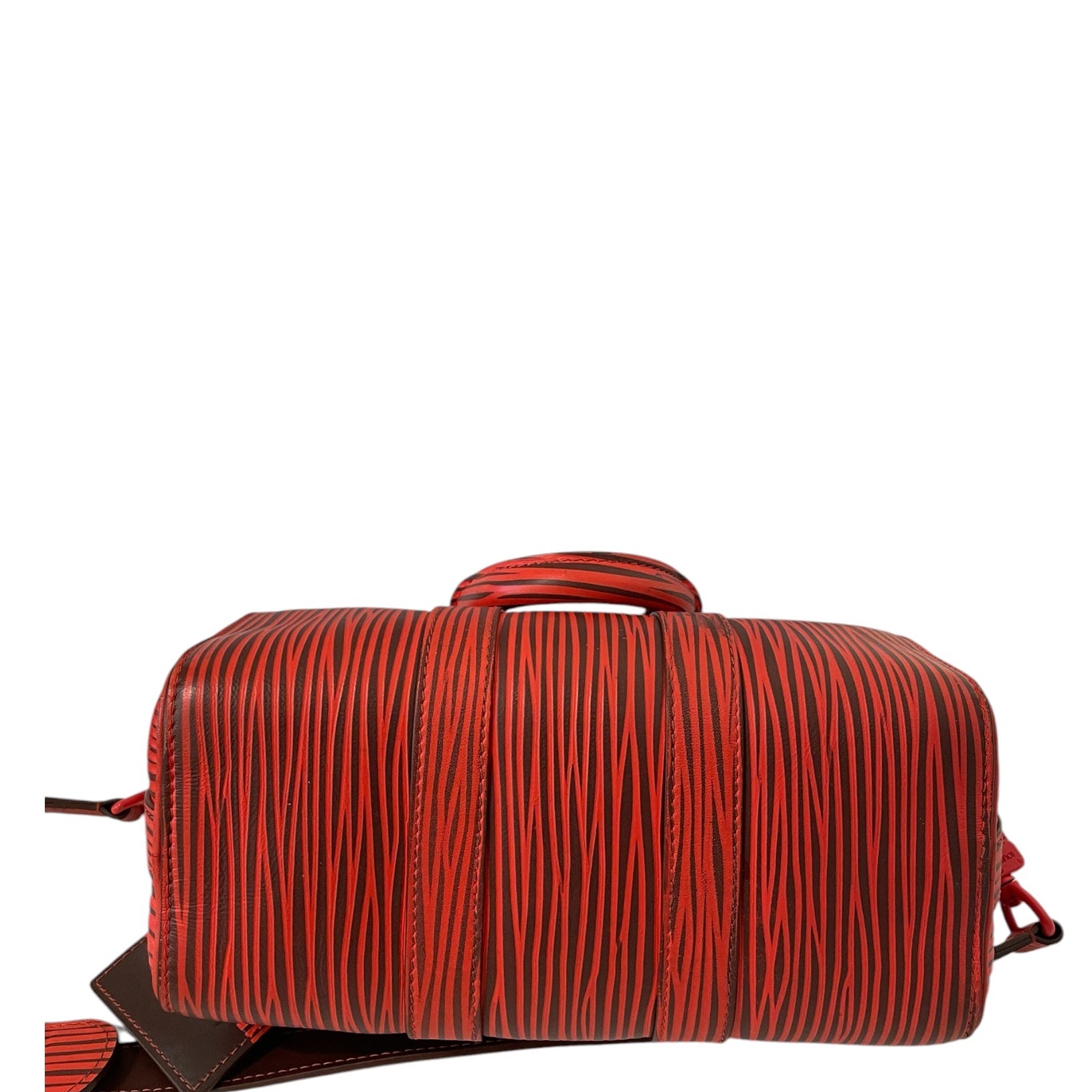 LOUIS VUITTON/Cross Body Bag/Stripe/Leather/ORN/louis vuitton park seo keepall view 5