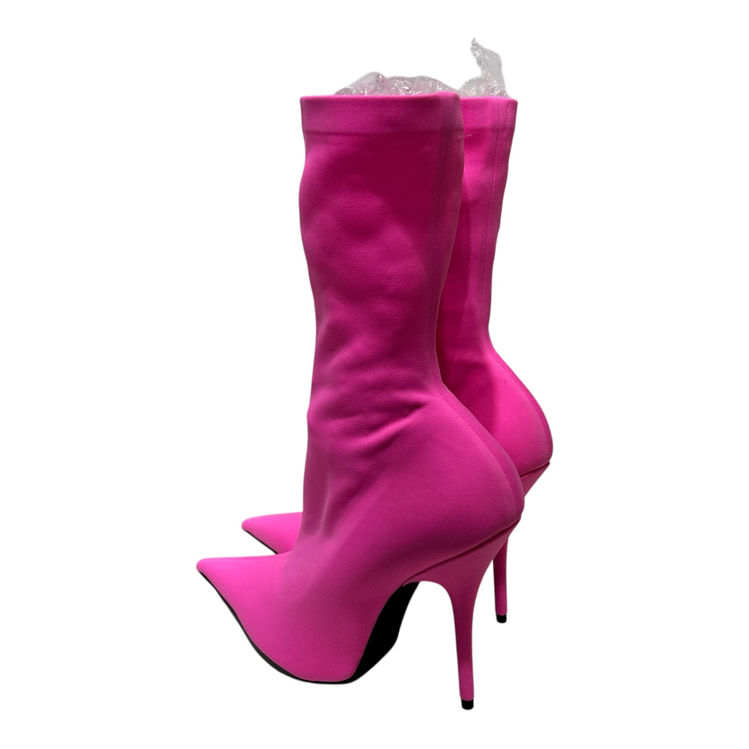 BALENCIAGA/Heels/EU 39/Nylon/PNK/knife bootie view 2