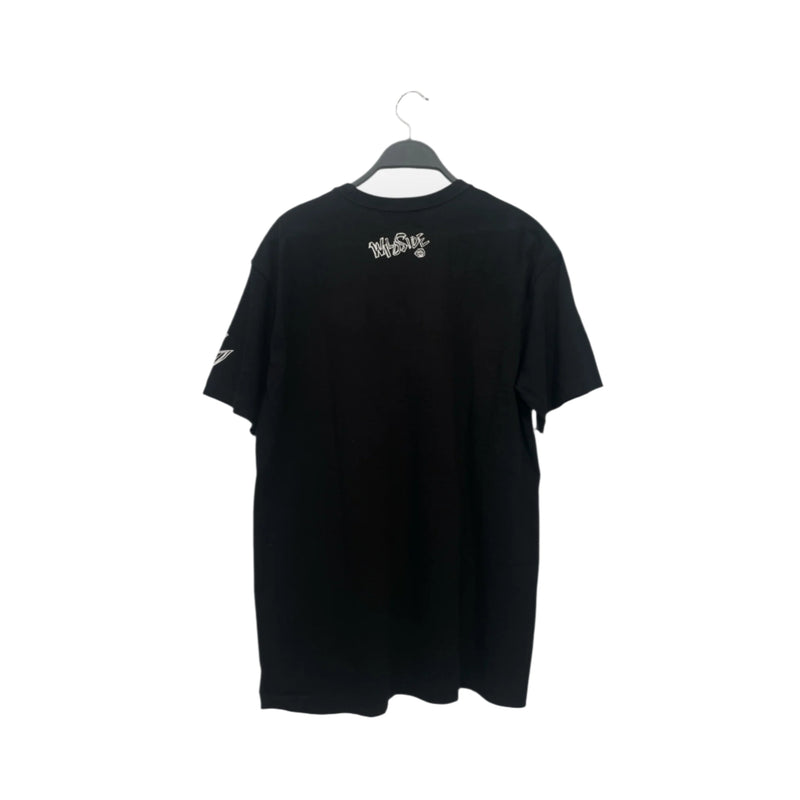 YOHJI YAMAMOTO/T-Shirt/3/Black/Cotton/Graphic/WZ-T29-011