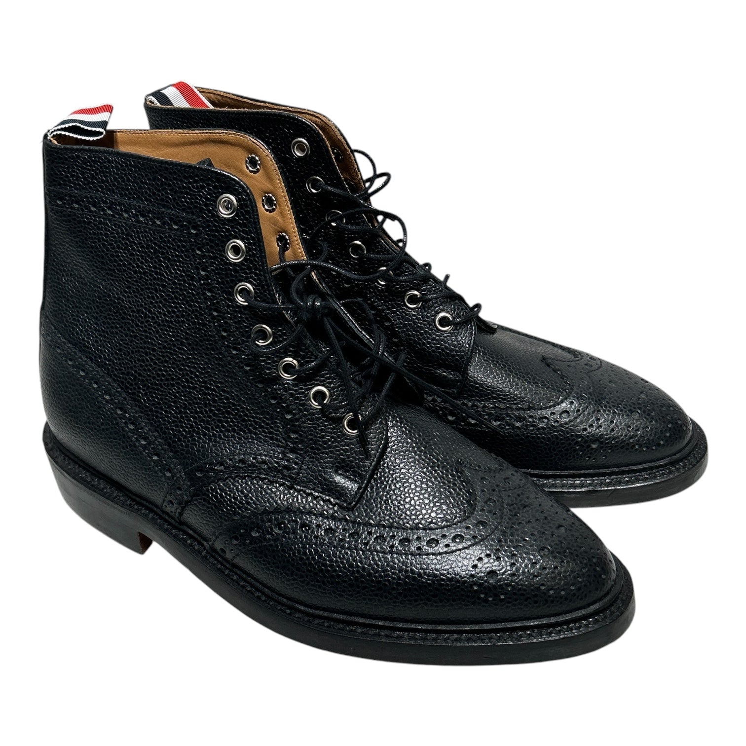 THOM BROWNE. NEW YORK/Boots/US 10/Leather/BLK/ view 1