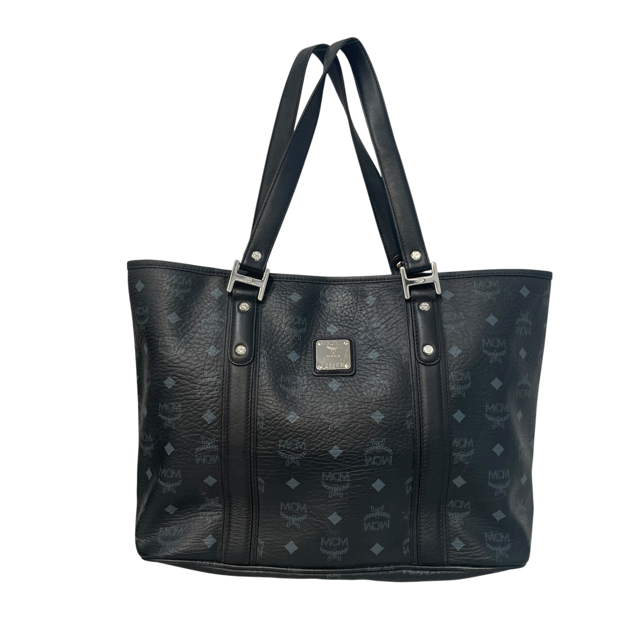 MCM/Bag/Monogram/Leather/BLK/Monogram Tote bag view 1