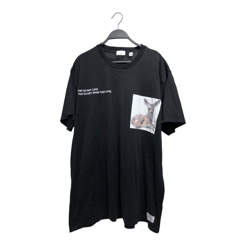 BURBERRY LONDON/T-Shirt/L/Cotton/BLK/