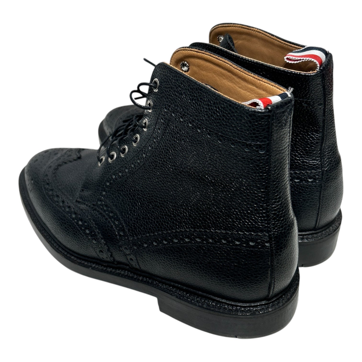 THOM BROWNE. NEW YORK/Boots/US 10/Leather/BLK/ view 2