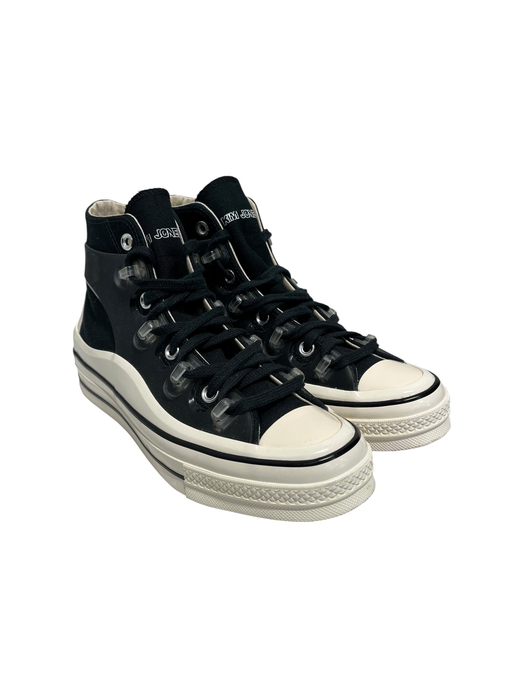 CONVERSE/Hi-Sneakers/US 8/Cotton/BLK/ view 1