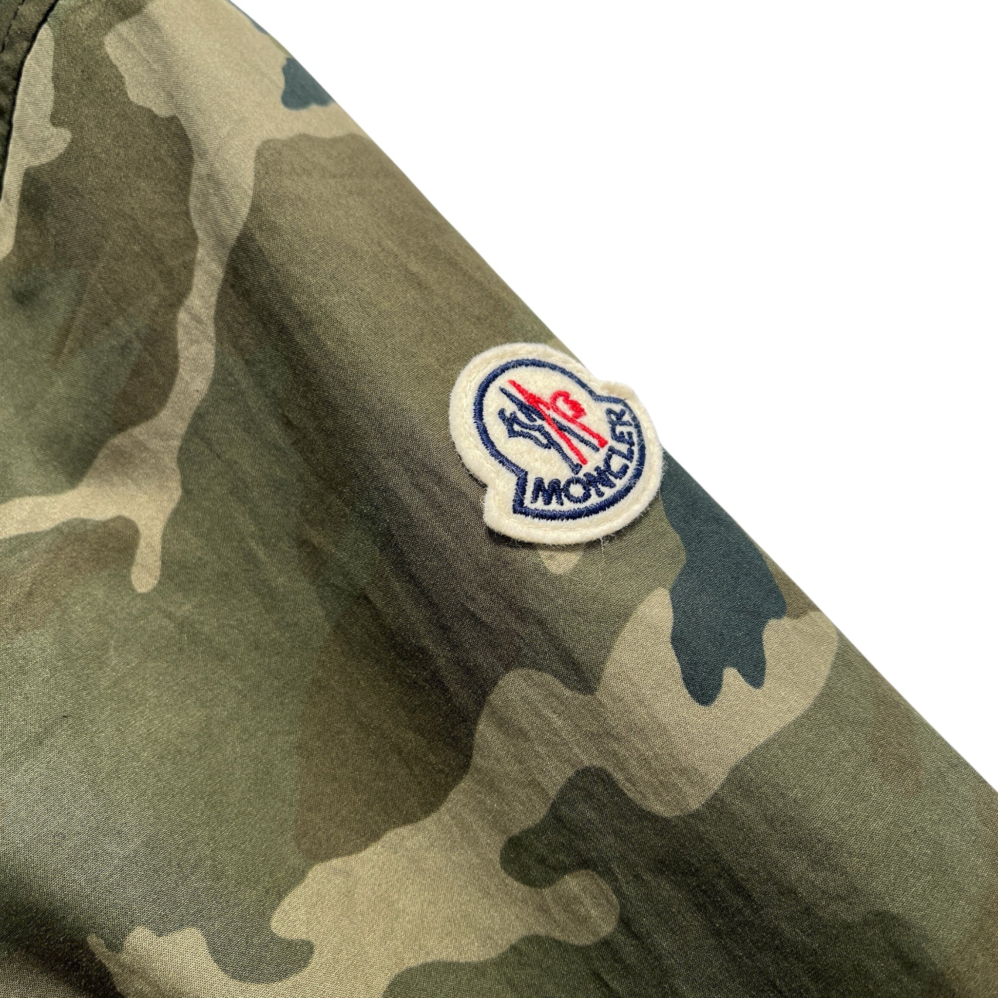 MONCLER/SS Shirt/L/Cotton/GRN/Camouflage/CAMO CAMP BUTTON DOWN view 8