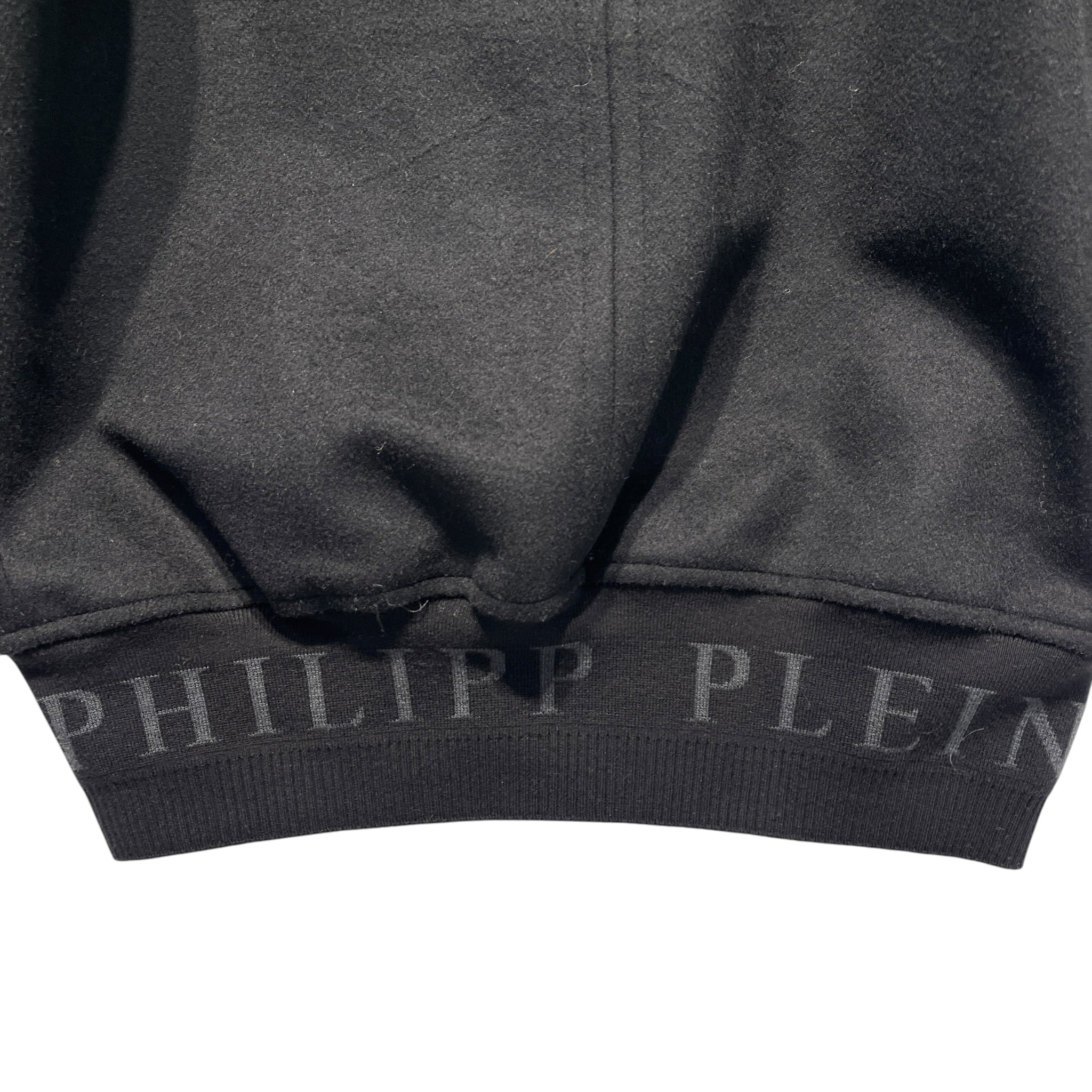 PHILIPP PLEIN/Jacket/M/Wool/BLK/Border/Wool Zip Jacket w Huge Zippers view 6