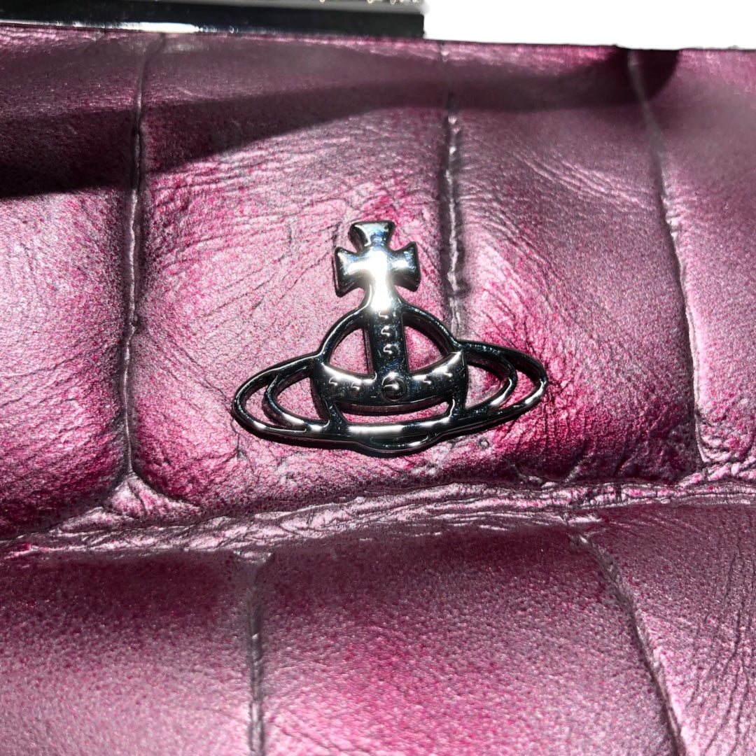Vivienne Westwood/Cross Body Bag/Graphic/Faux Leather/PNK/Vivienne Westwood Pink Croc view 4