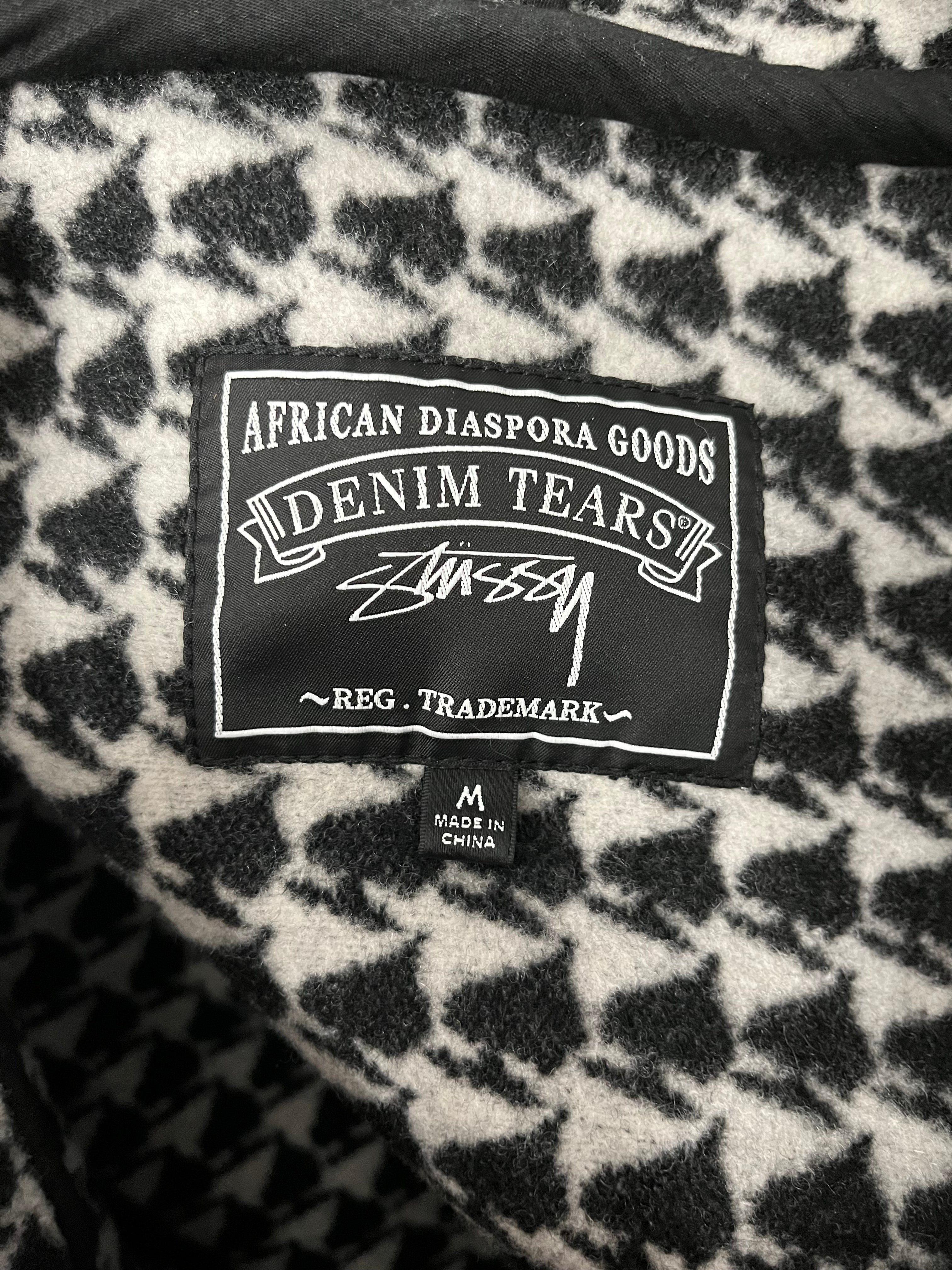 DENIM TEARS/Duffle Coat/M/Wool/MLT/All Over Print/Jacquard Ace of Spades view 3