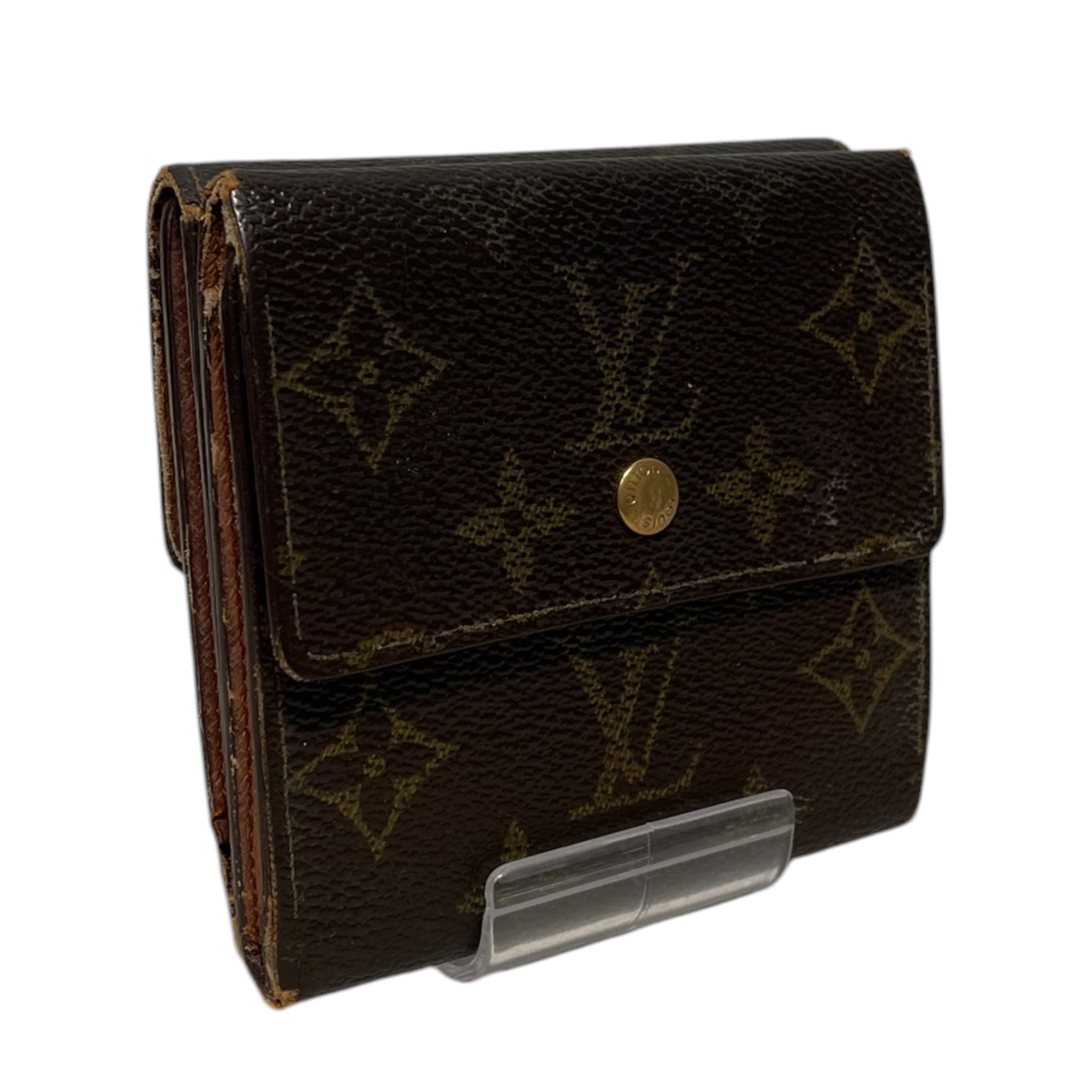 LOUIS VUITTON/Trifold Wallet/Monogram/Leather/BRW/Monogram trifold wallet view 1