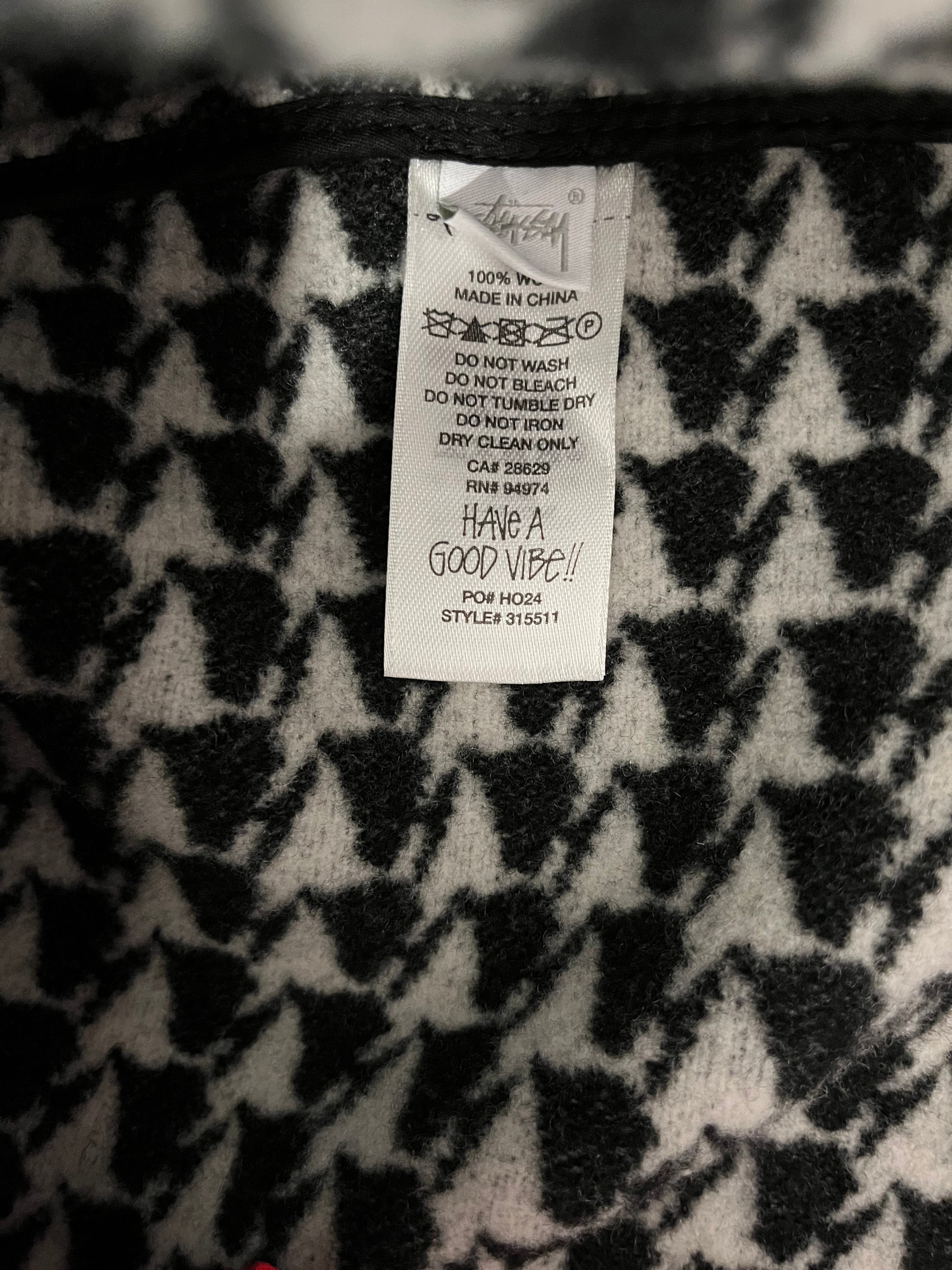 DENIM TEARS/Duffle Coat/M/Wool/MLT/All Over Print/Jacquard Ace of Spades view 4