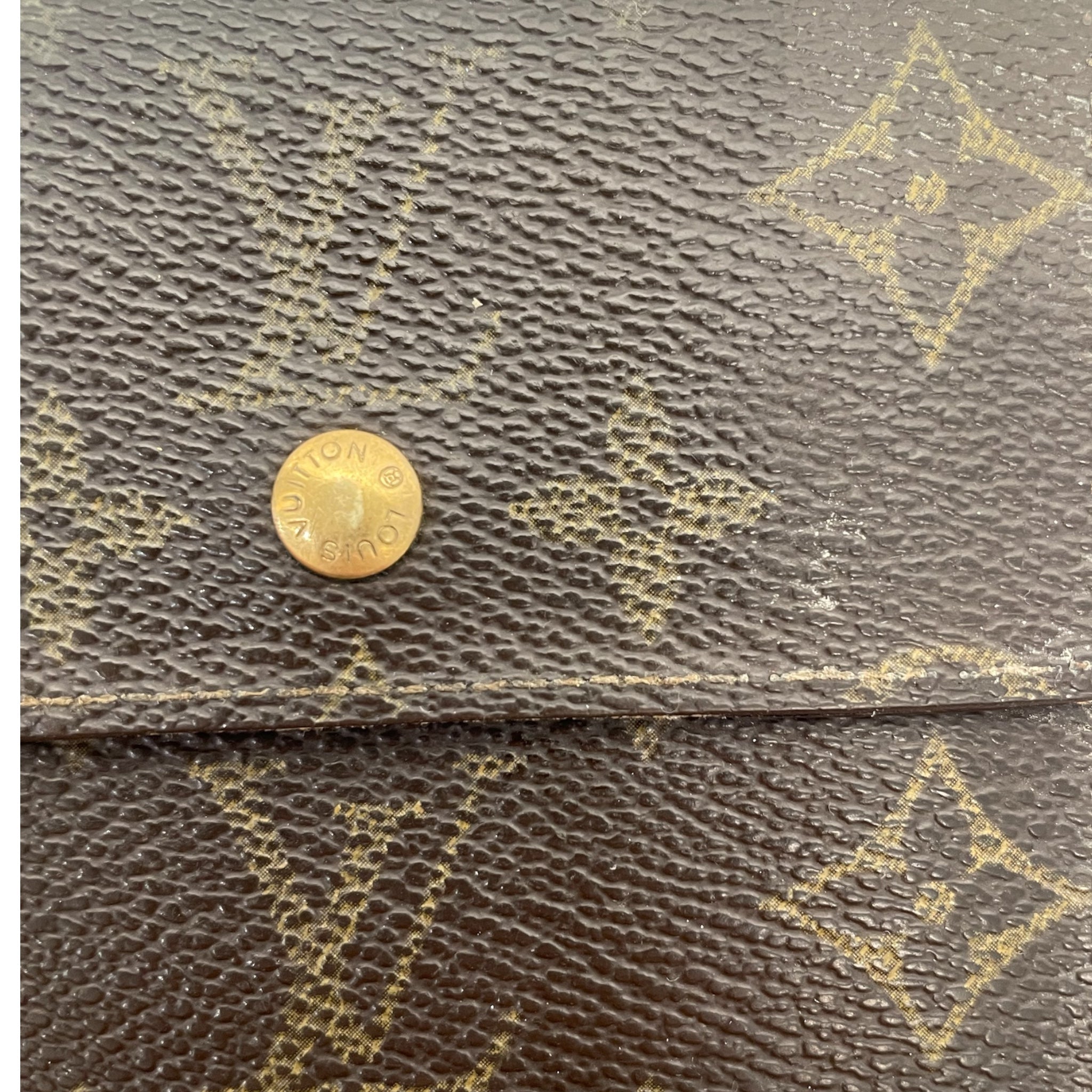 LOUIS VUITTON/Trifold Wallet/Monogram/Leather/BRW/Monogram trifold wallet view 6