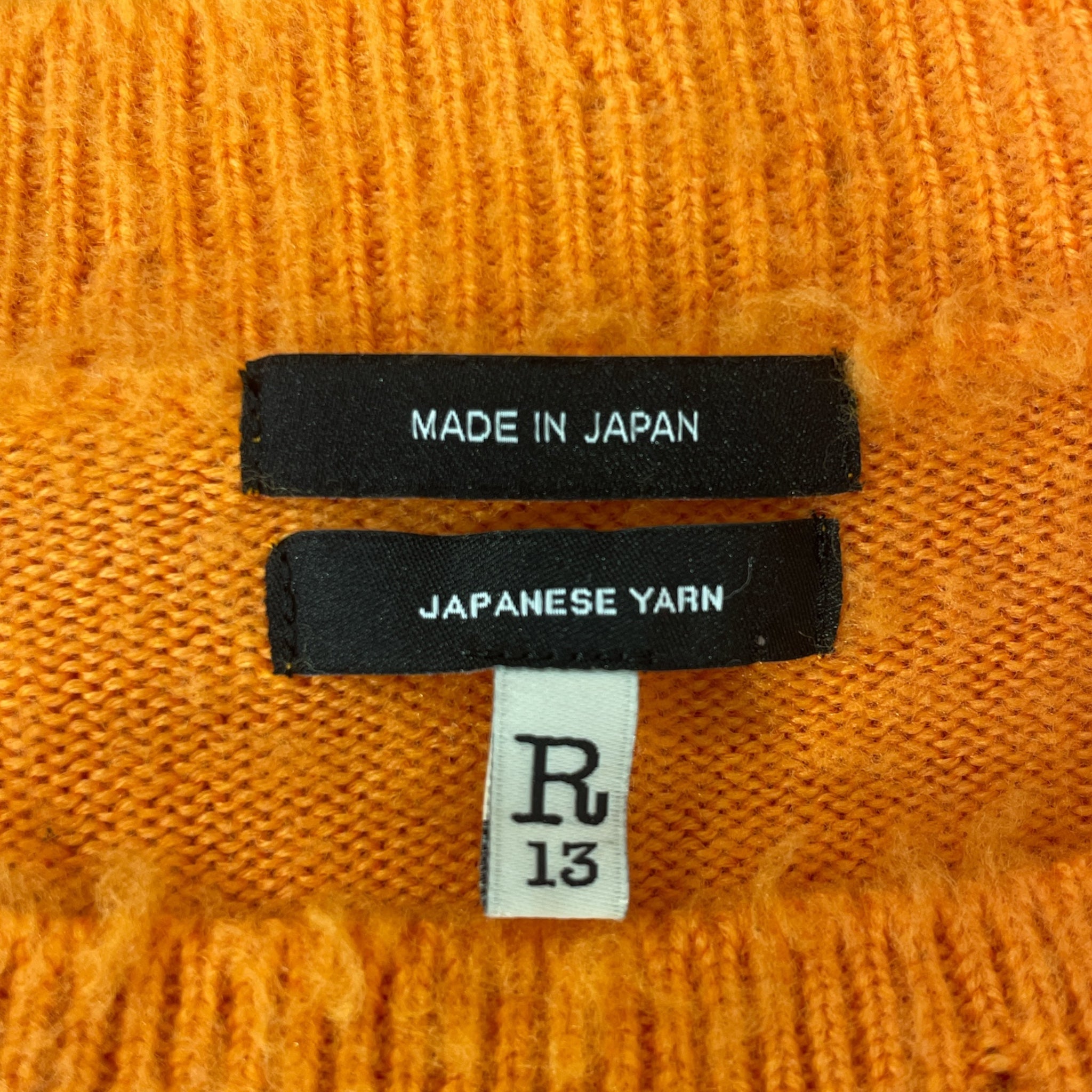 R13/Sweater/XS/Wool/ORN/Distressed/ view 3
