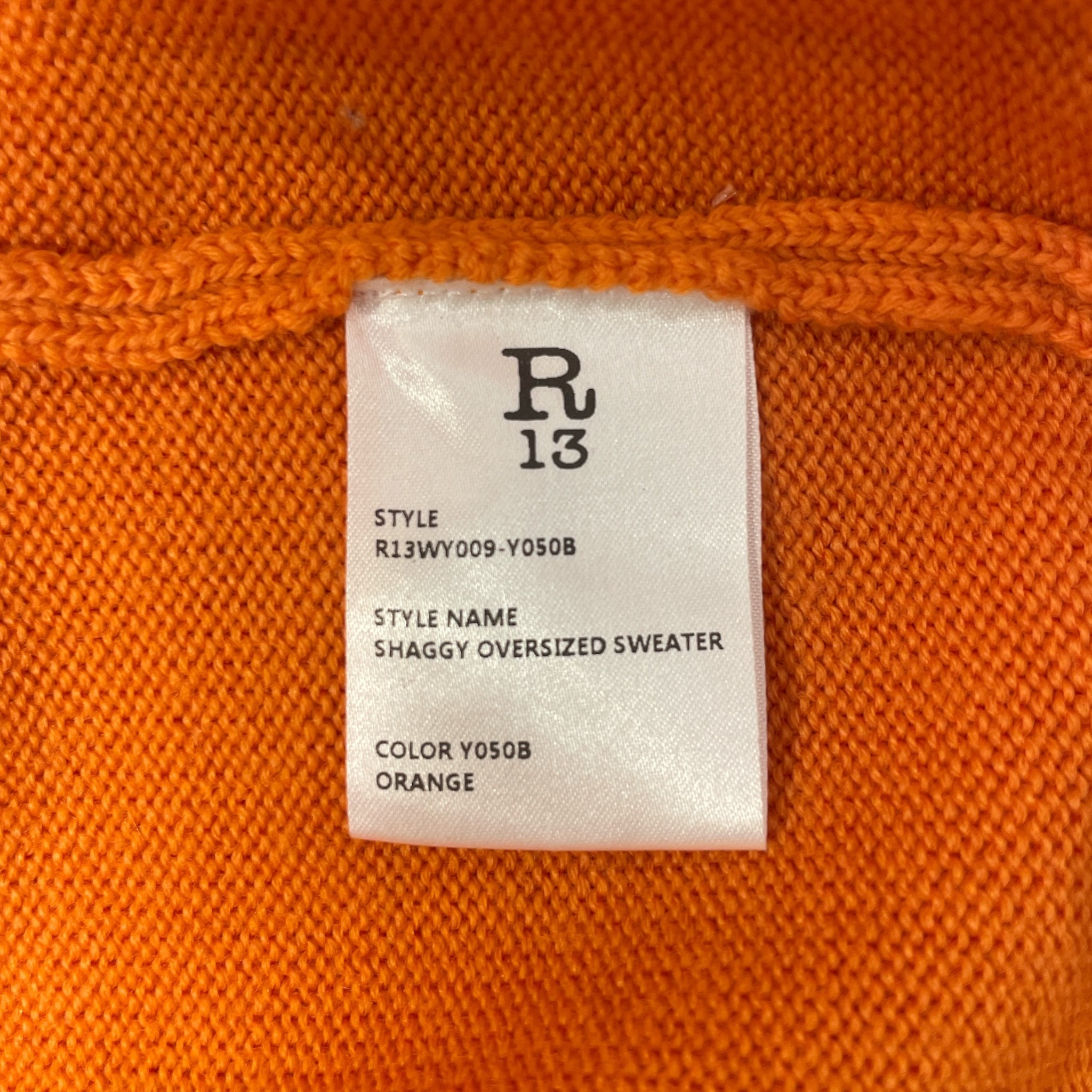 R13/Sweater/XS/Wool/ORN/Distressed/ view 4
