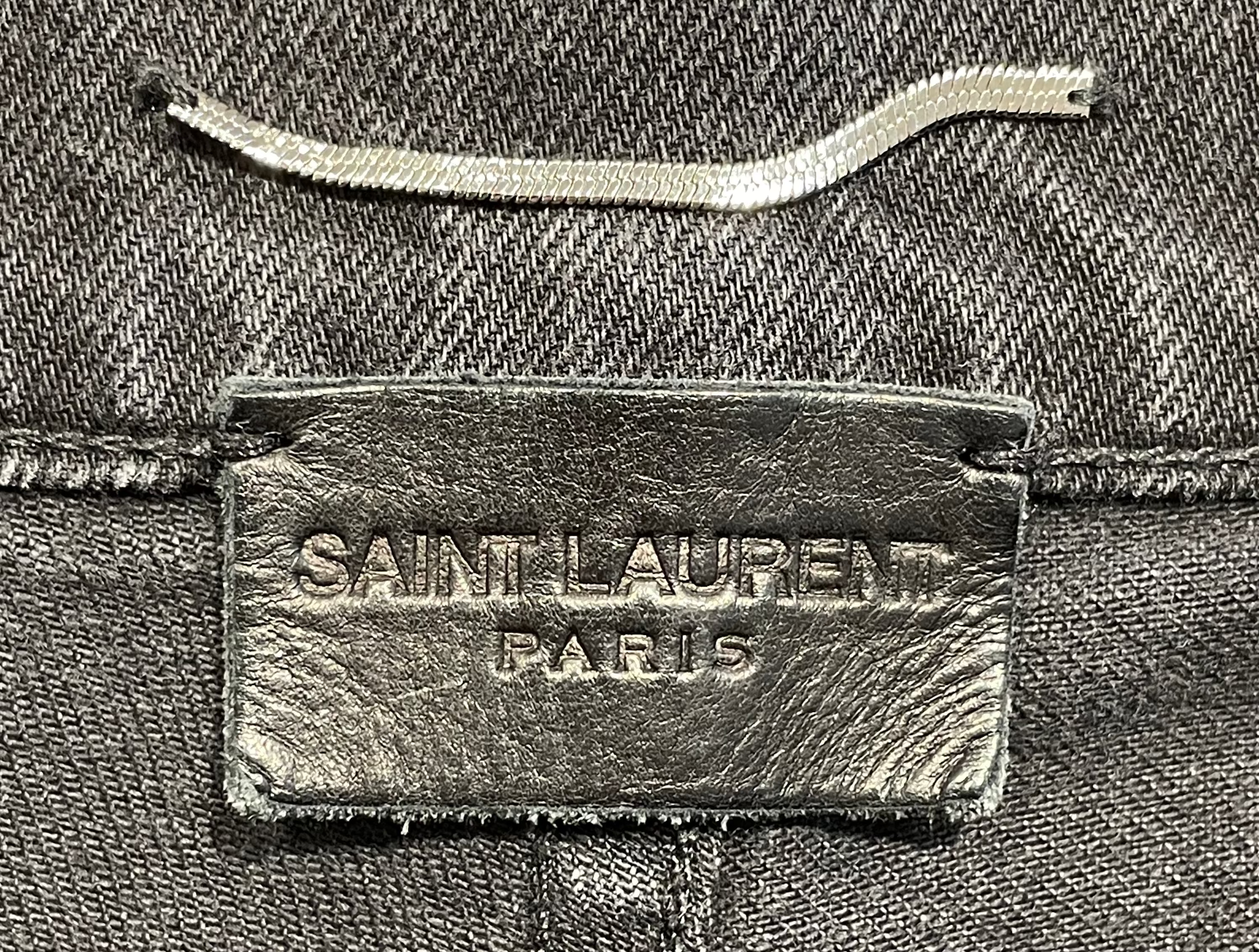 SAINT LAURENT/Skinny Pants/27/Denim/BLK/ view 3