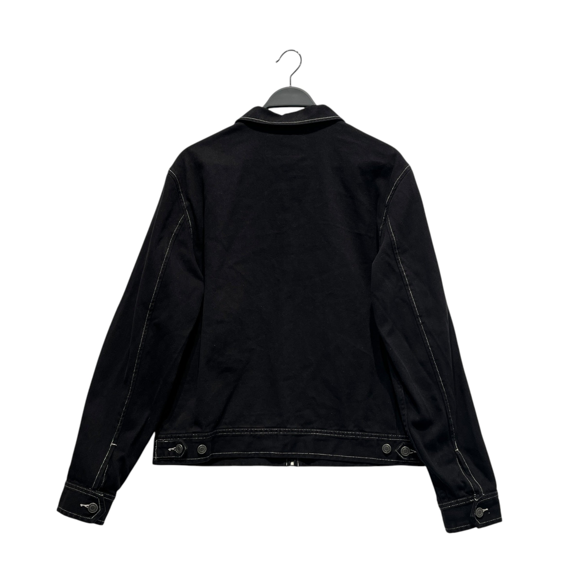 STUSSY/Denim Jkt/L/Cotton/BLK/Overdyed Garage Work Jacket view 2
