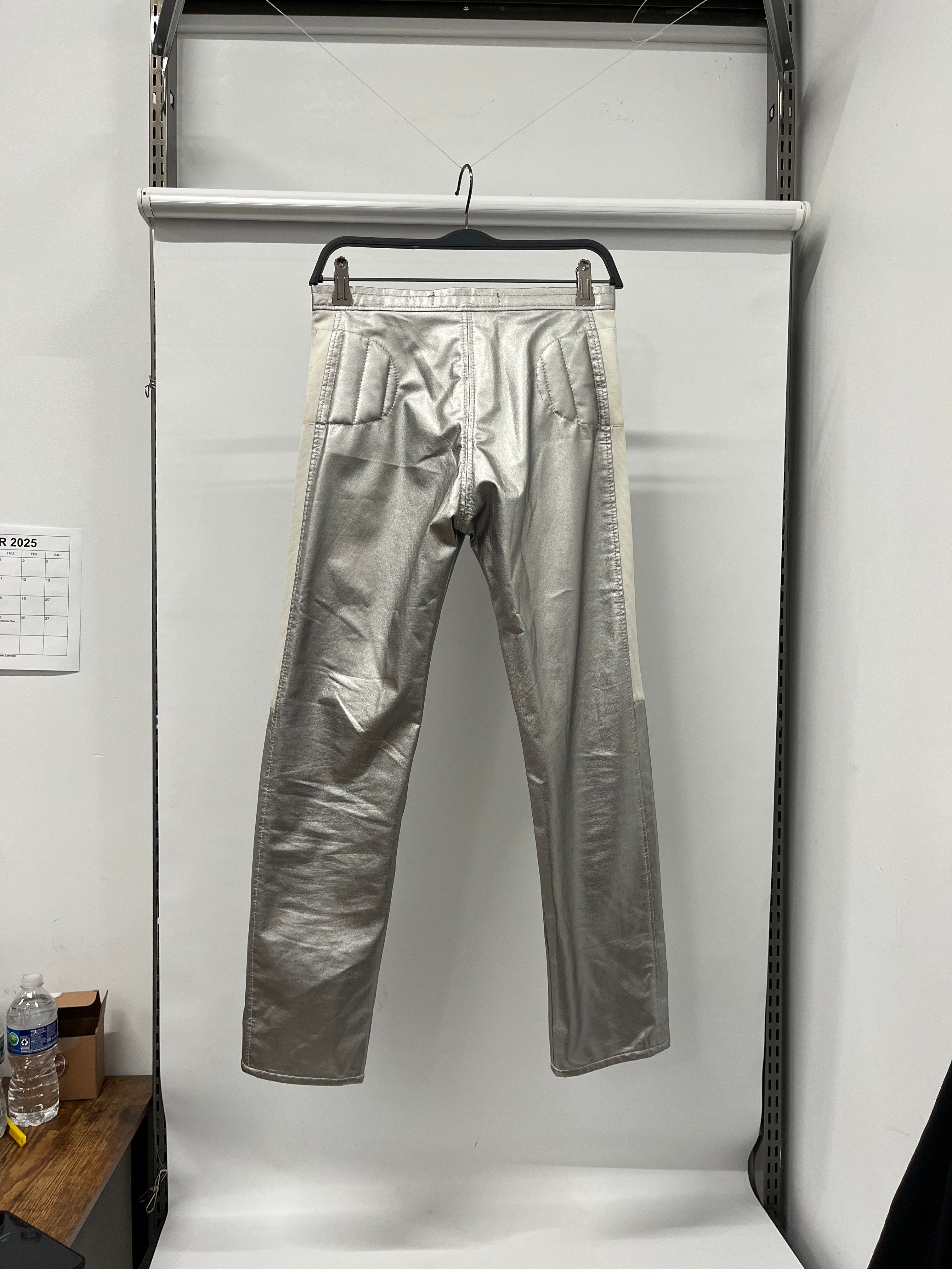 JUNYA WATANABE COMME des GARCONS/Skinny Pants/XS/Cotton/GRY/skinnt snap button pants view 2