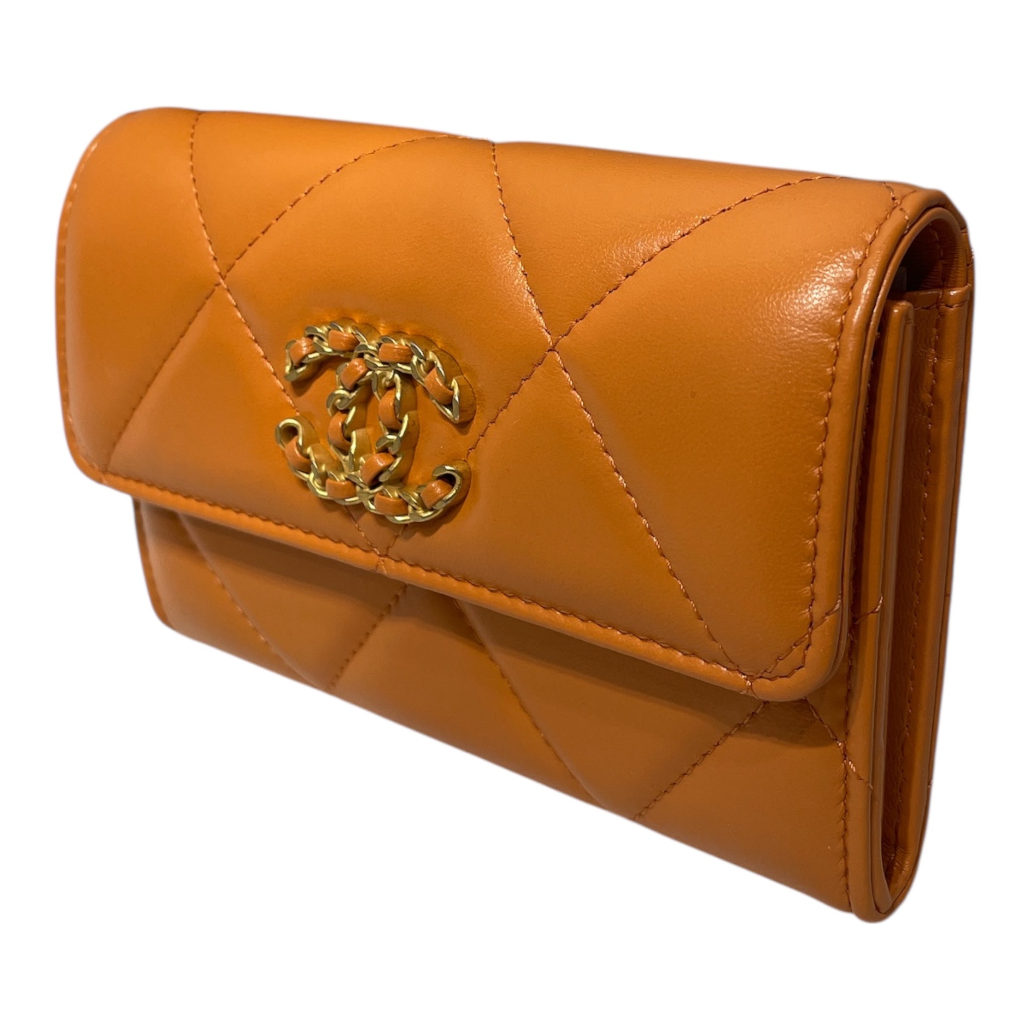 CHANEL/Wallet/Lambskin/ORN/19 FLAP view 1