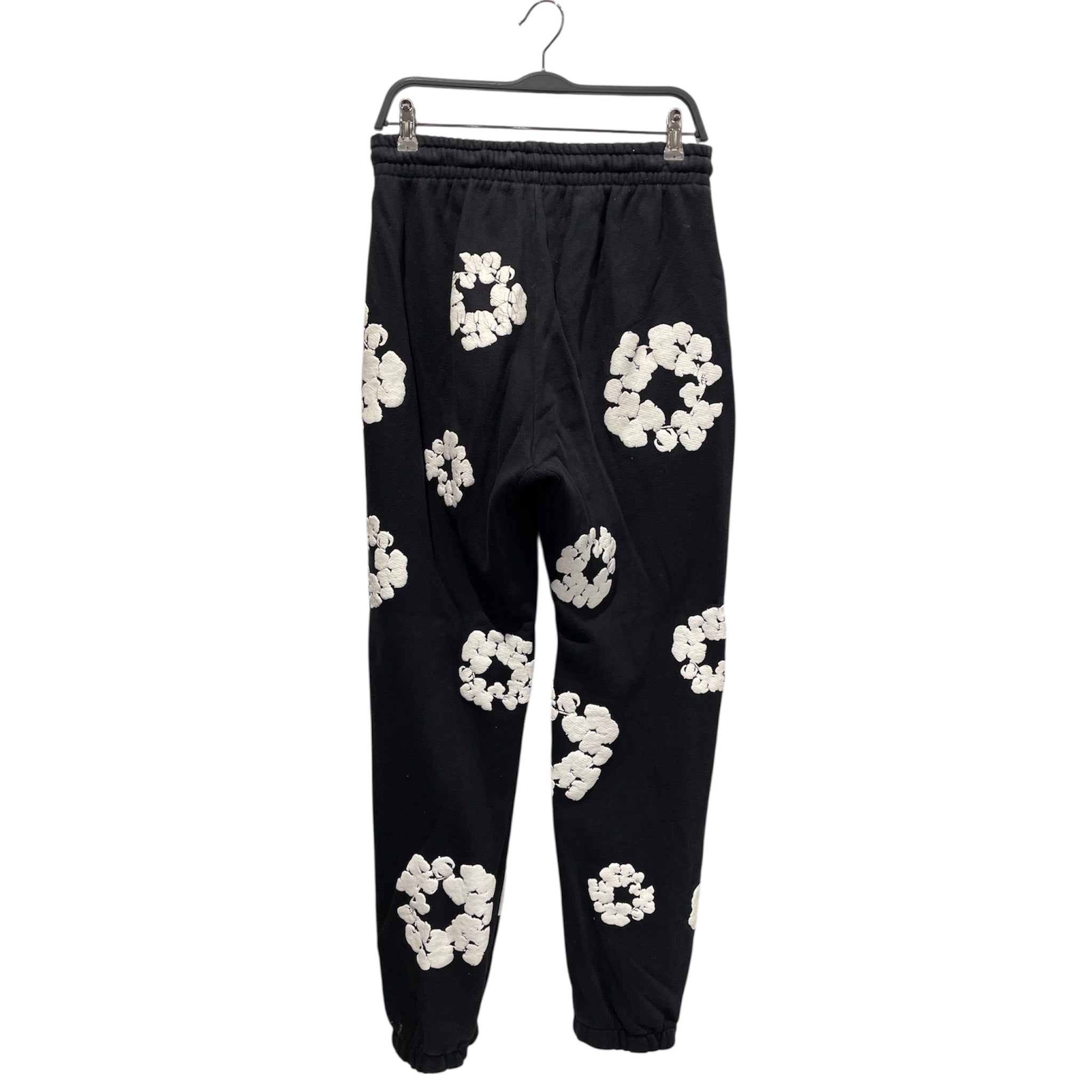 DENIM TEARS/Straight Pants/M/Cotton/NVY/LOGO ALLOVER view 2