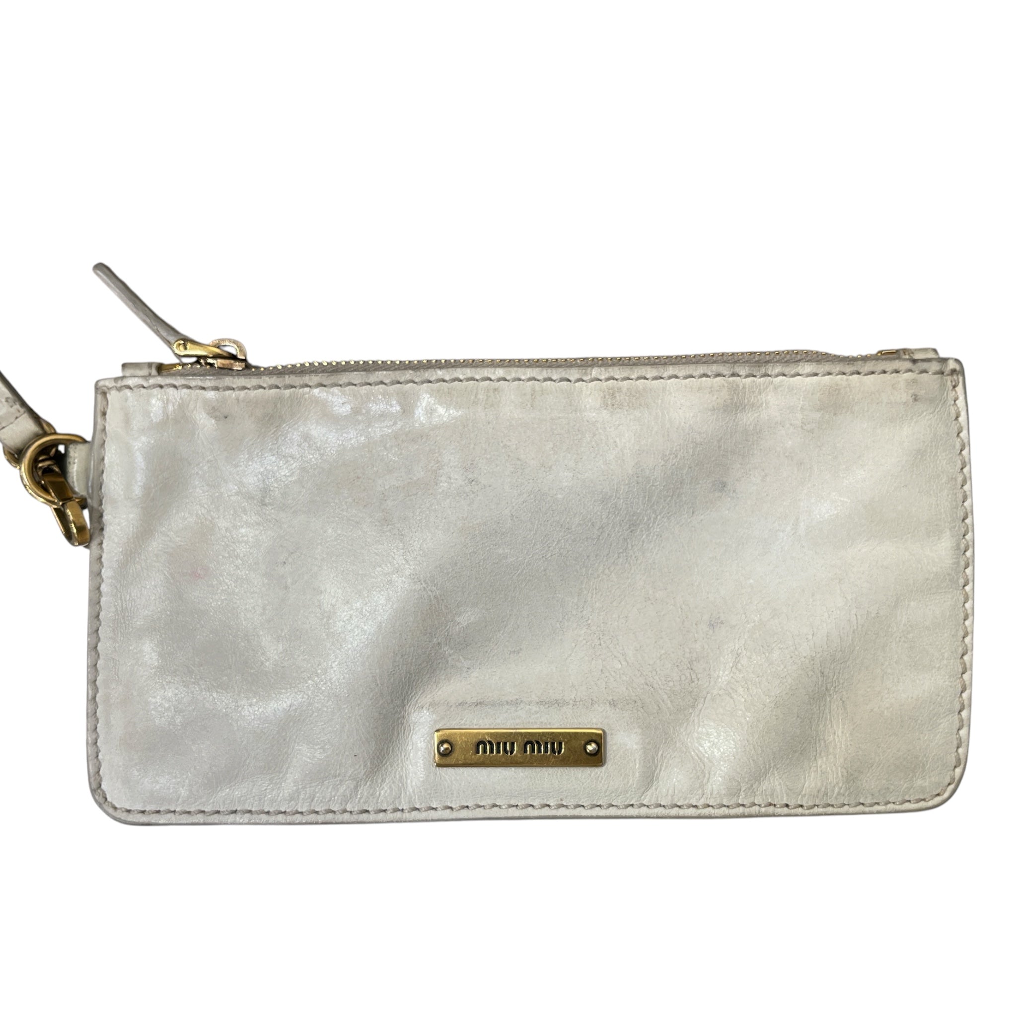 MIU MIU/Cross Body Bag/Leather/CRM/ view 7
