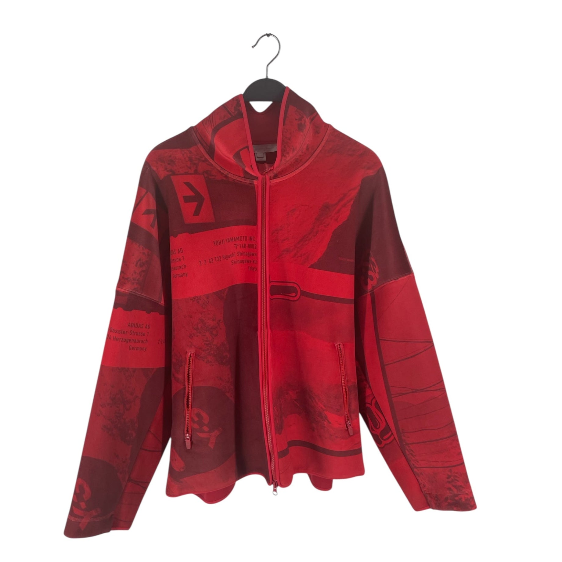 Y-3/Jacket/XL/Acrylic/RED/Graphic/HB3349 view 1