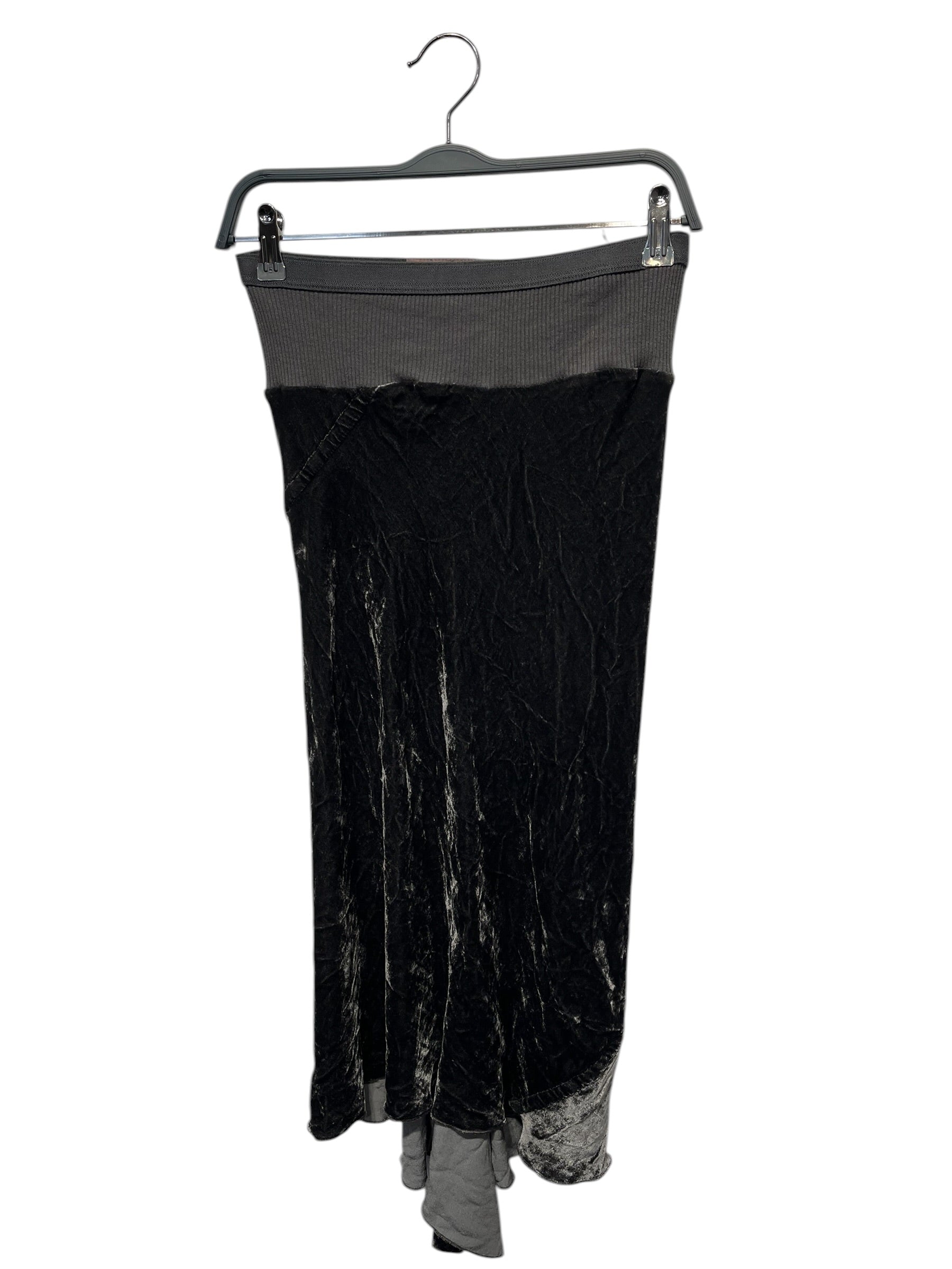 Rick Owens/Long Skirt/Velour/GRY/PLINTH F/W13 view 2