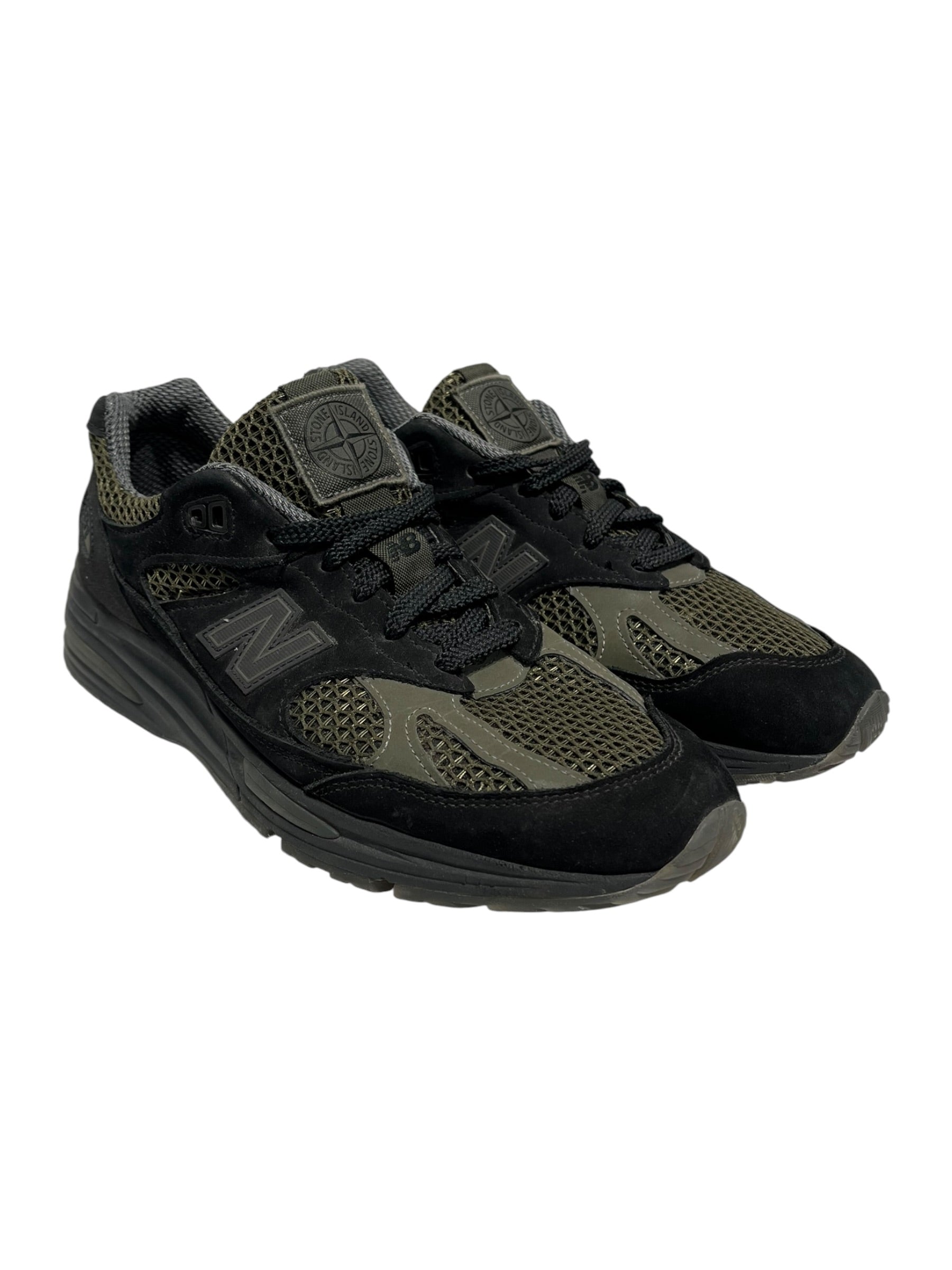 STONE ISLAND/NEW BALANCE/Low-Sneakers/US 10/Nylon/BLK/V2 991 view 1