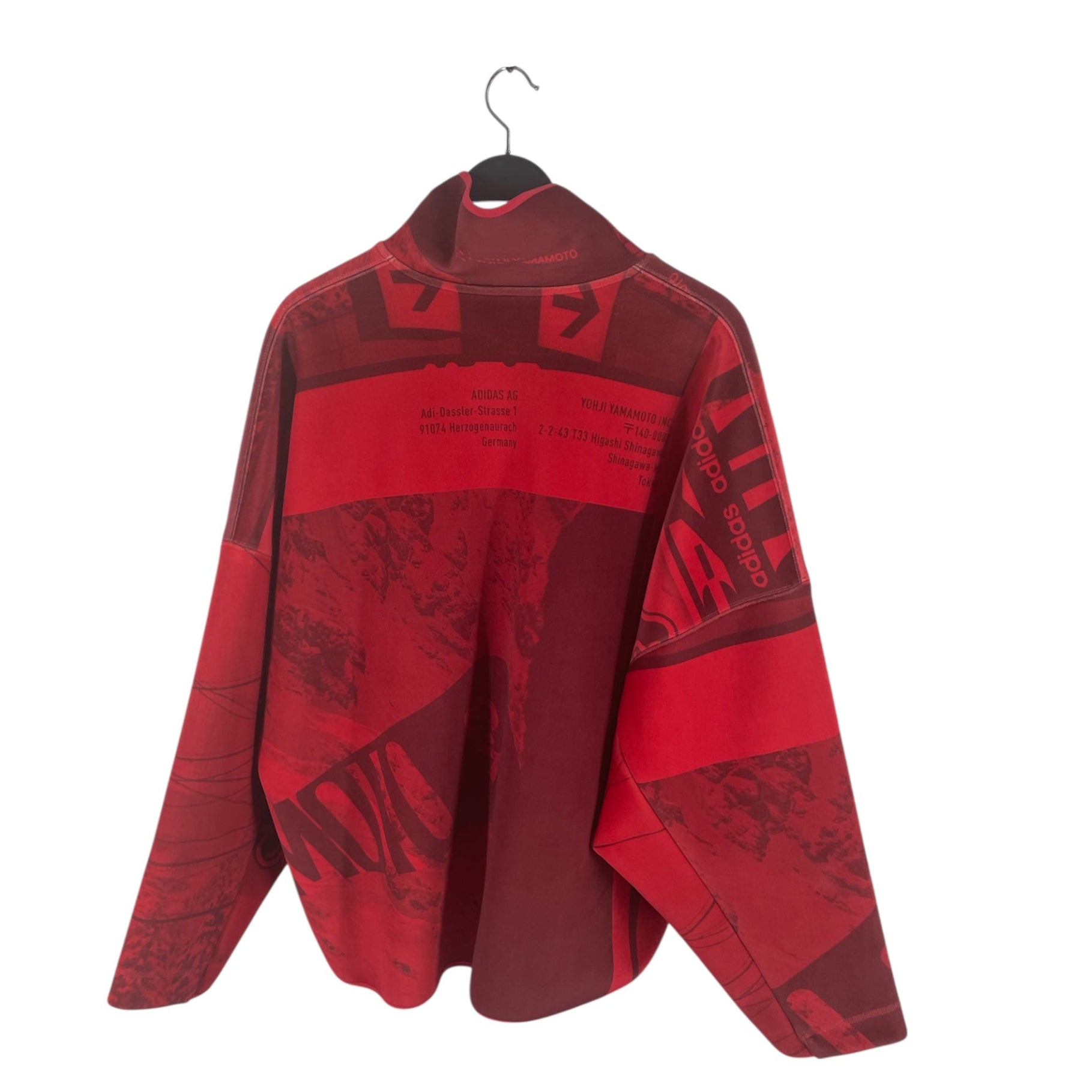 Y-3/Jacket/XL/Acrylic/RED/Graphic/HB3349 view 2