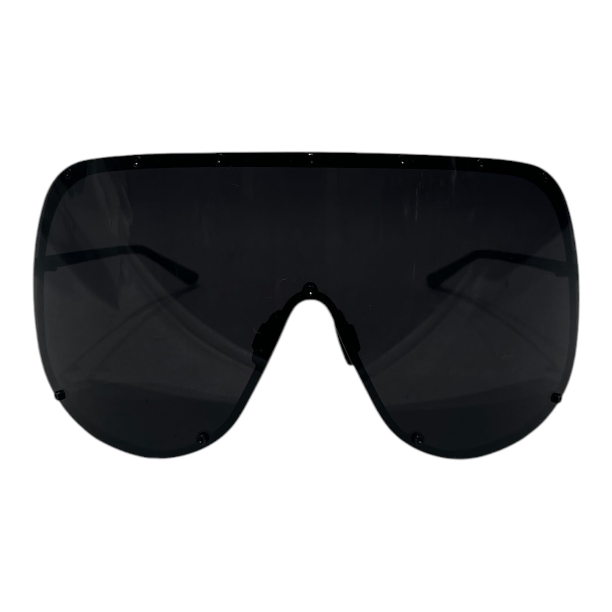Rick Owens/Sunglasses/Metal/BLK/Shield Mask Blk 157-114 view 1