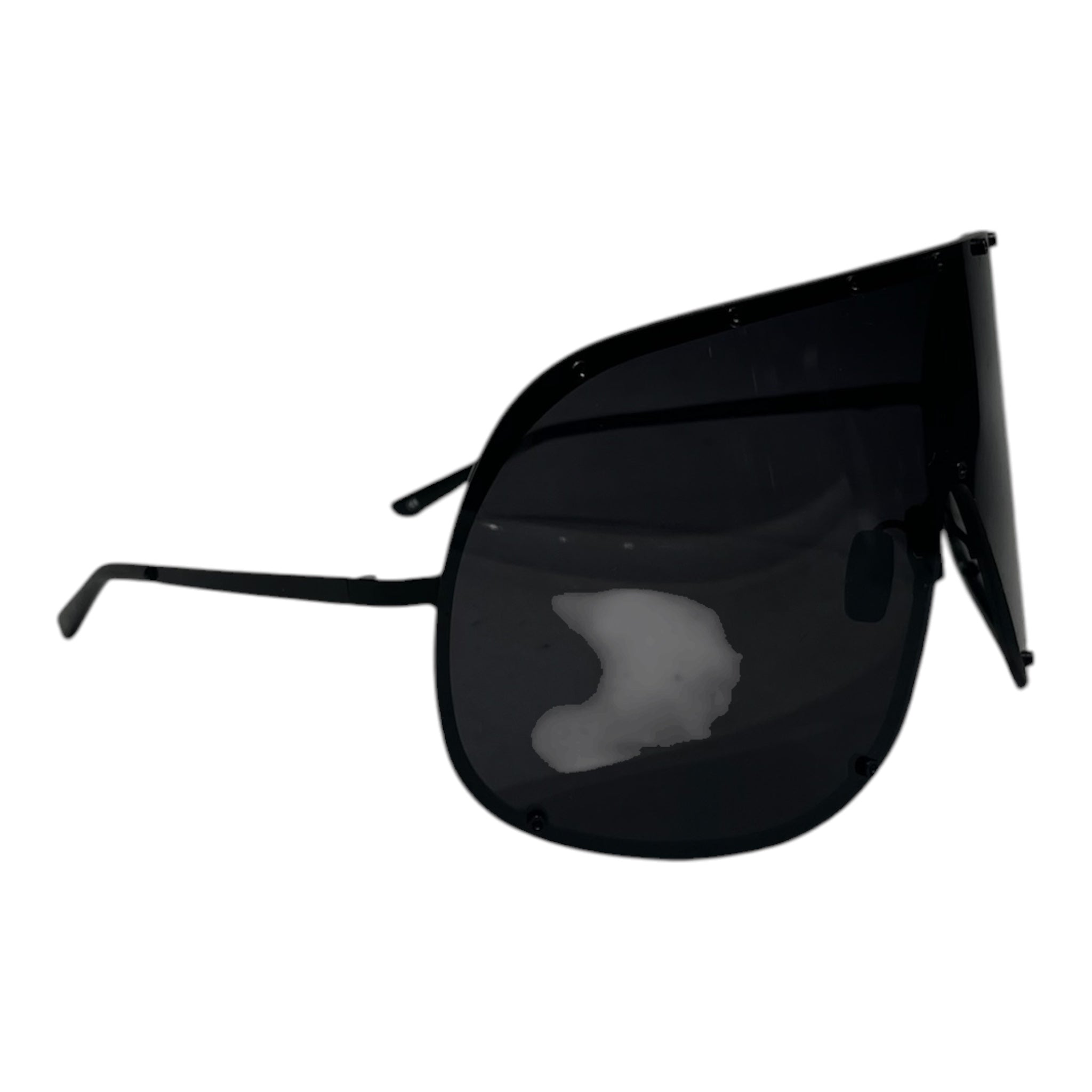 Rick Owens/Sunglasses/Metal/BLK/Shield Mask Blk 157-114 view 2