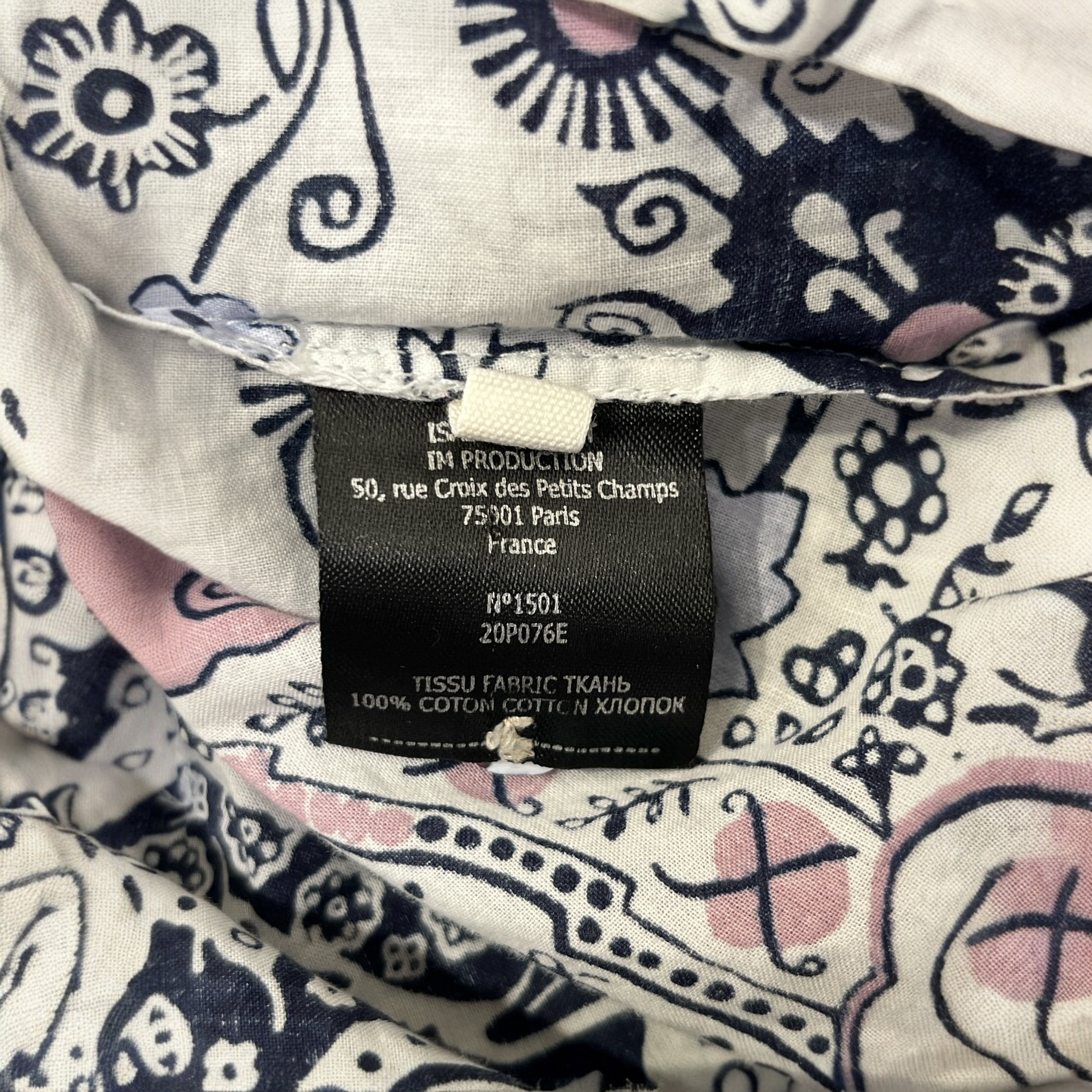 ISABEL MARANT ETOILE/LS Blouse/38/All Over Print/Cotton/MLT/ view 3
