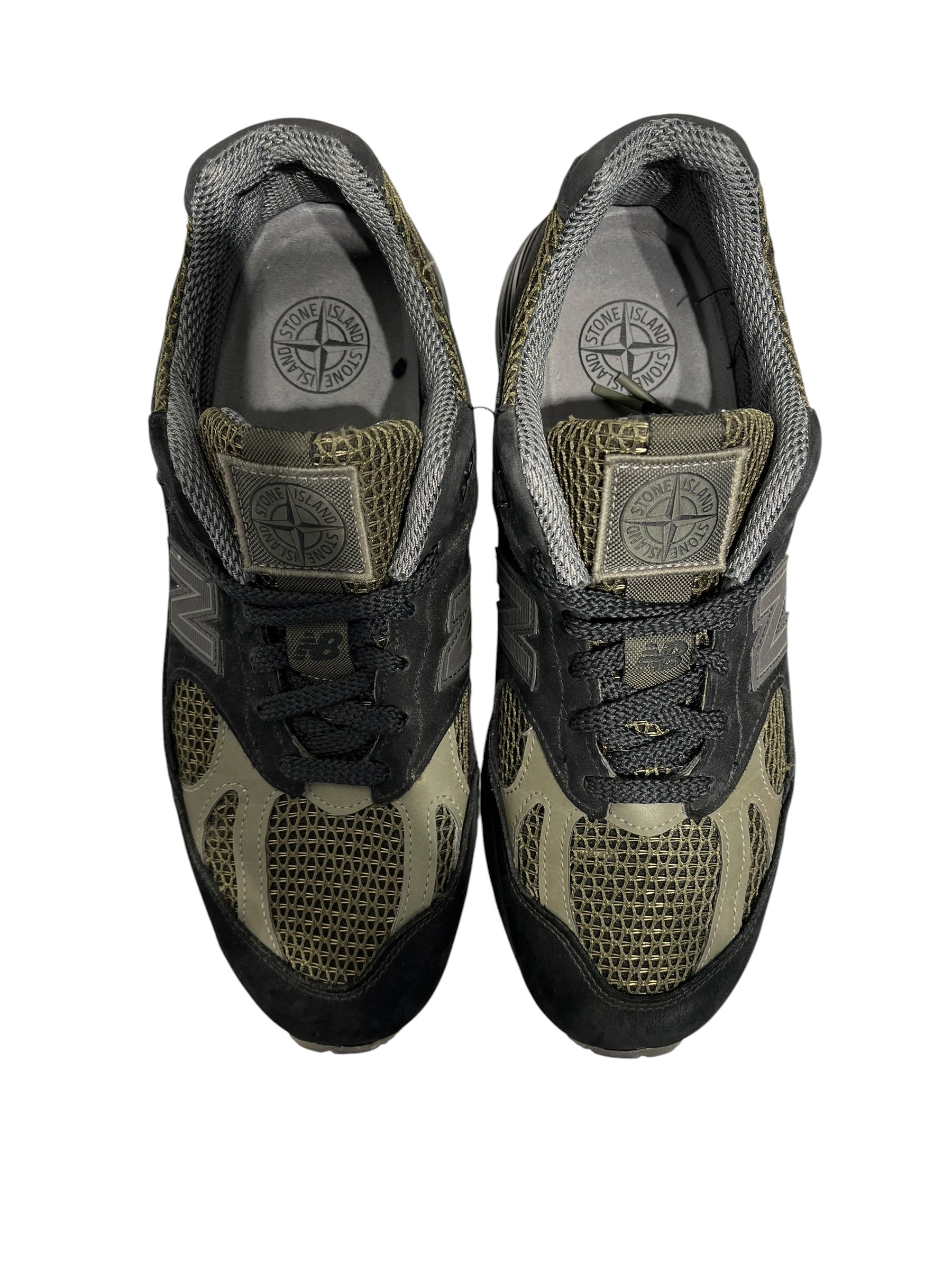 STONE ISLAND/NEW BALANCE/Low-Sneakers/US 10/Nylon/BLK/V2 991 view 4