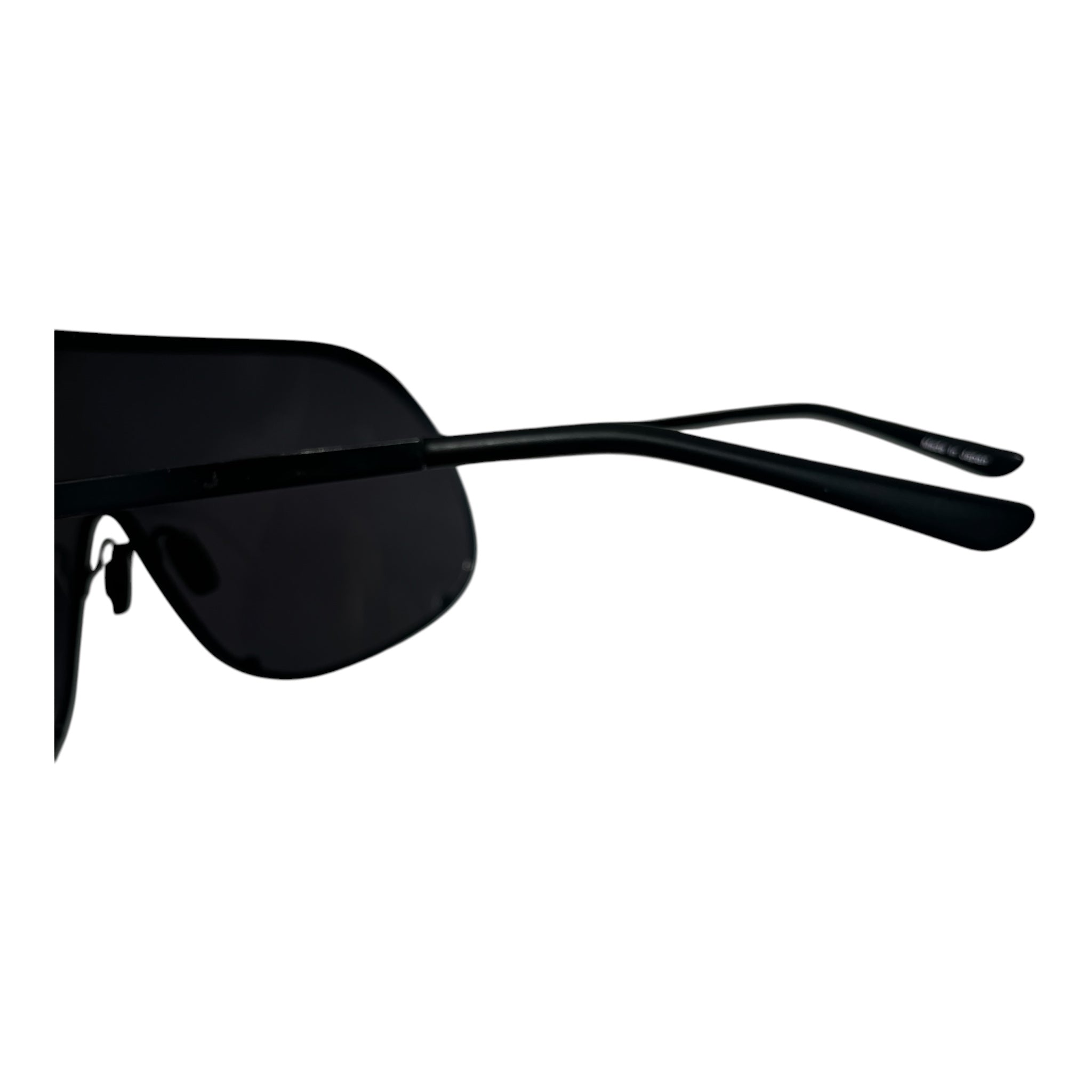 Rick Owens/Sunglasses/Metal/BLK/Shield Mask Blk 157-114 view 3