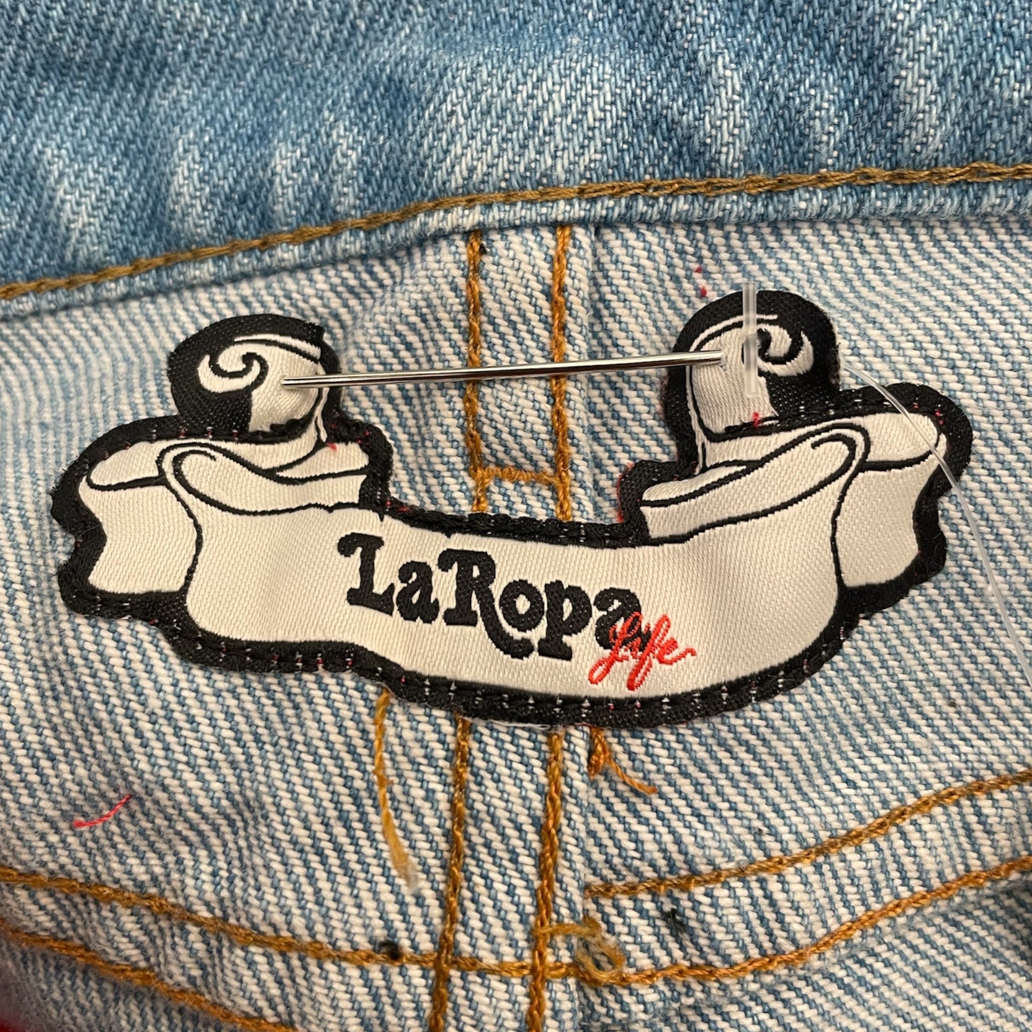LA ROPA/Pants/26/Denim/BLU/PATCHWORK DENIM FLARE view 3