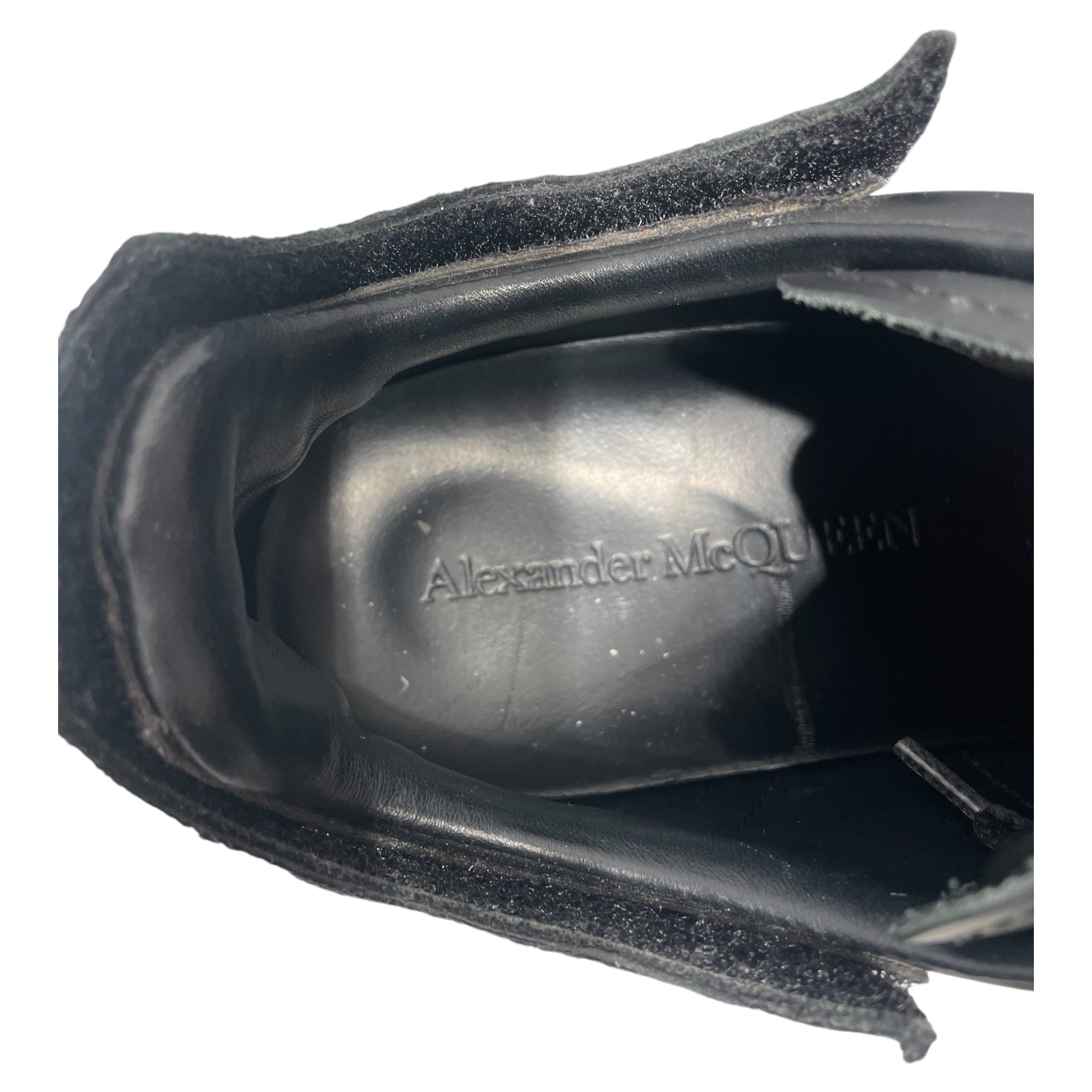Alexander McQueen/Hi-Sneakers/EU 40/BLK/Removable Back Part Sneaker view 3