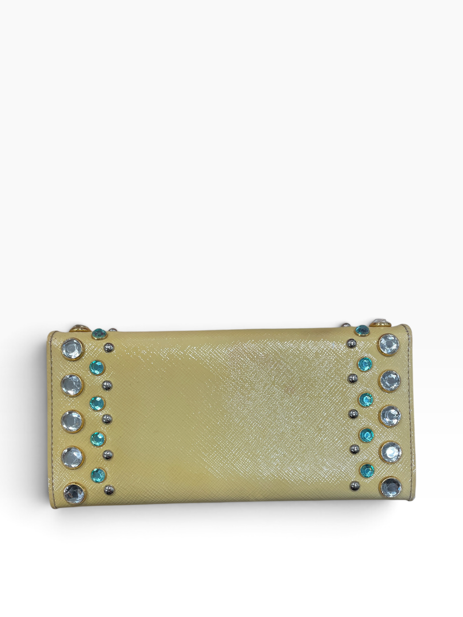 PRADA/Long Wallet/Leather/YEL/L's/YELLOW STUD LONG WALLET view 2